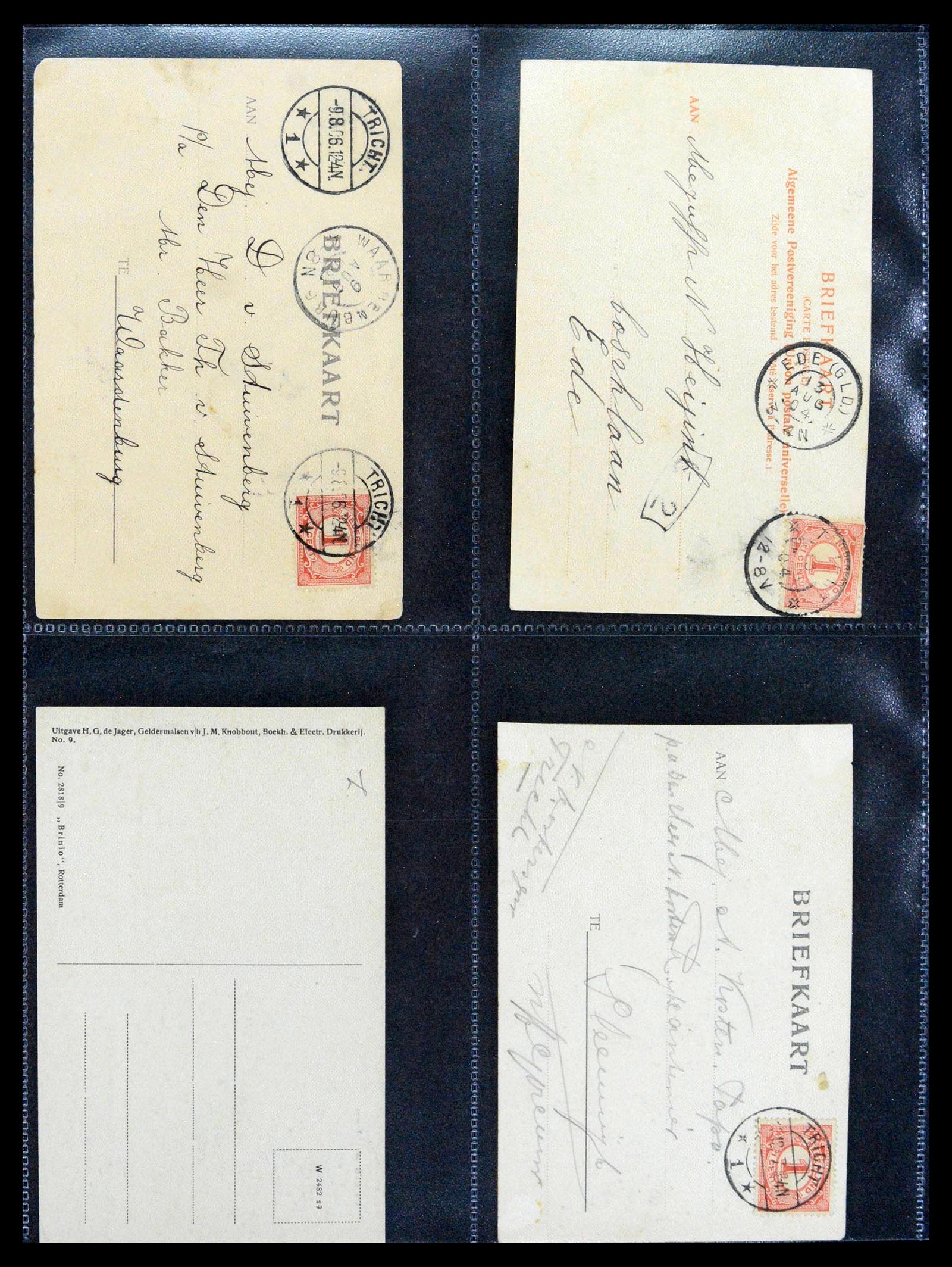 38946 0026 - Postzegelverzameling 38946 Nederland oude ansicthkaarten.