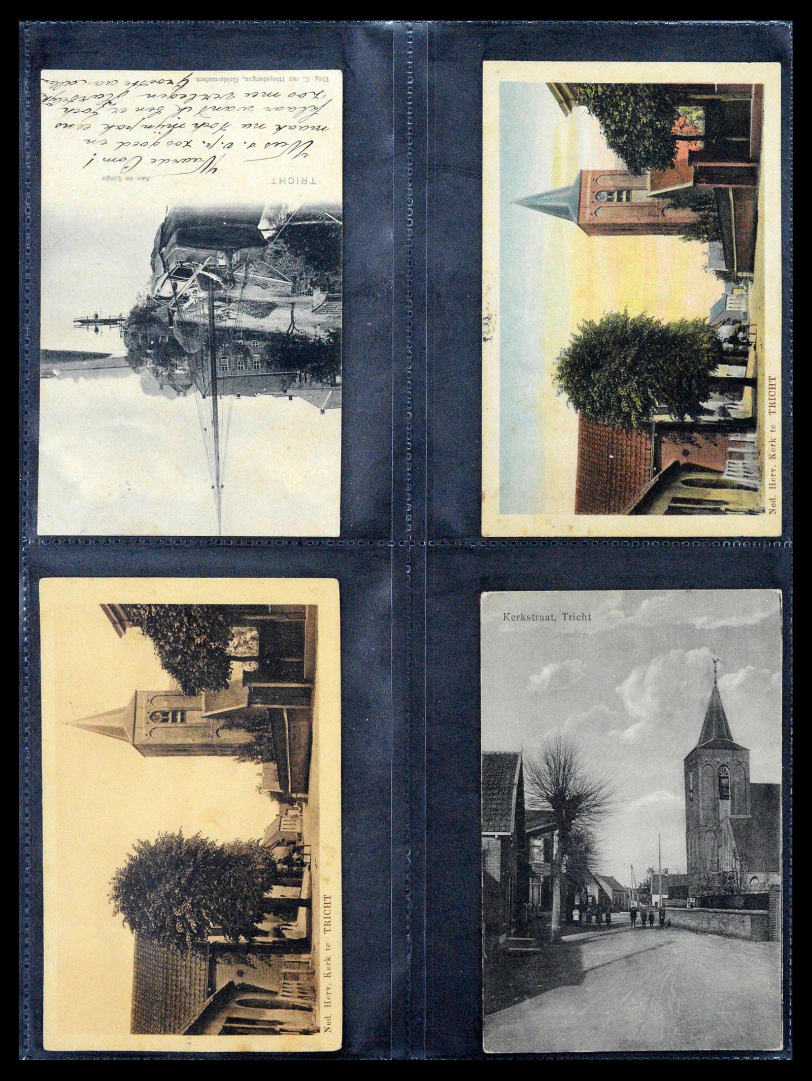 38946 0029 - Postzegelverzameling 38946 Nederland oude ansicthkaarten.