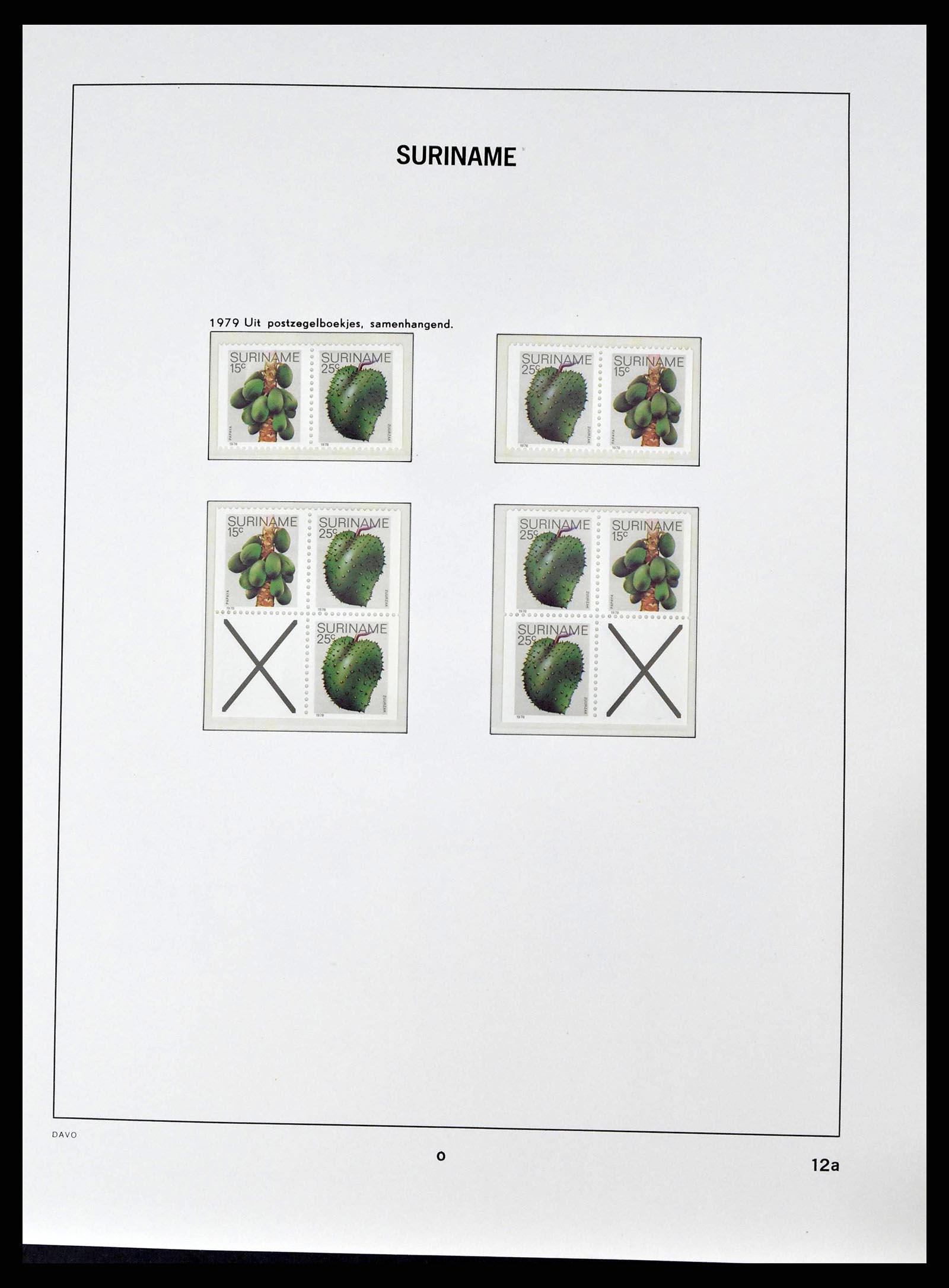 38947 0013 - Postzegelverzameling 38947 Suriname 1975-2007.