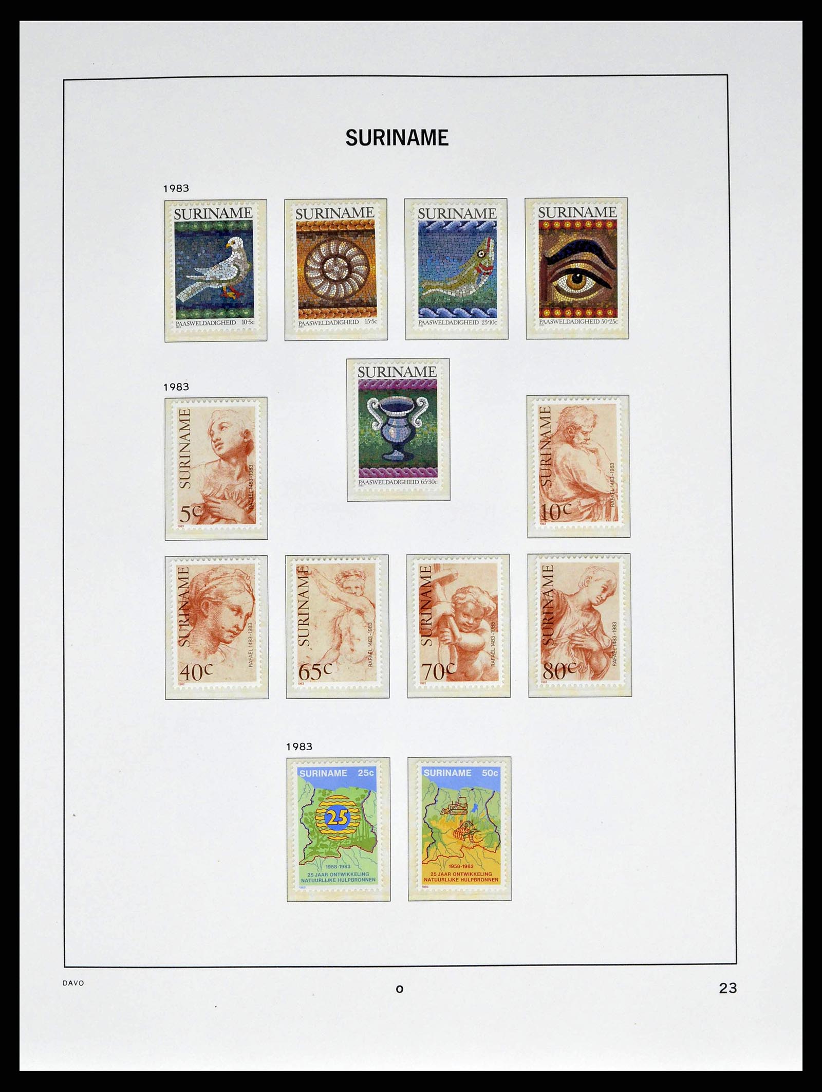 38947 0025 - Stamp collection 38947 Suriname 1975-2007.