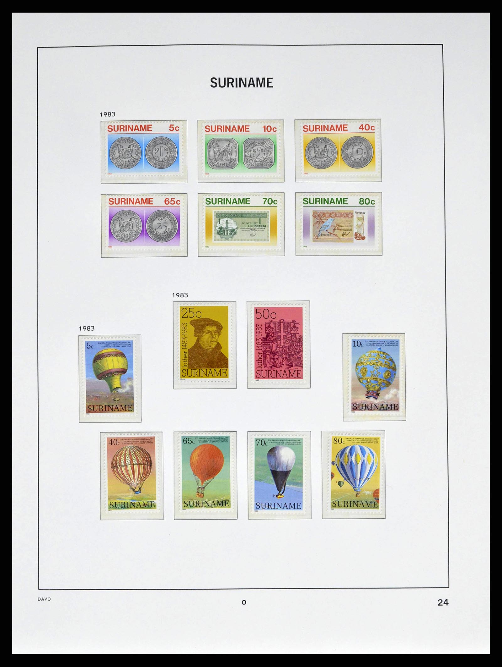 38947 0026 - Stamp collection 38947 Suriname 1975-2007.