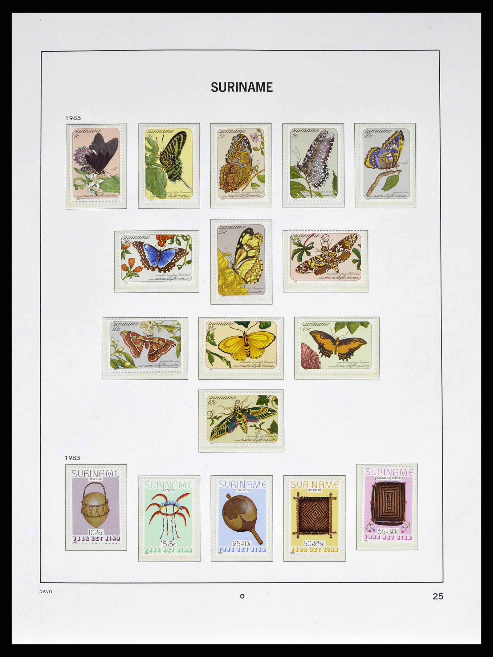 38947 0027 - Stamp collection 38947 Suriname 1975-2007.