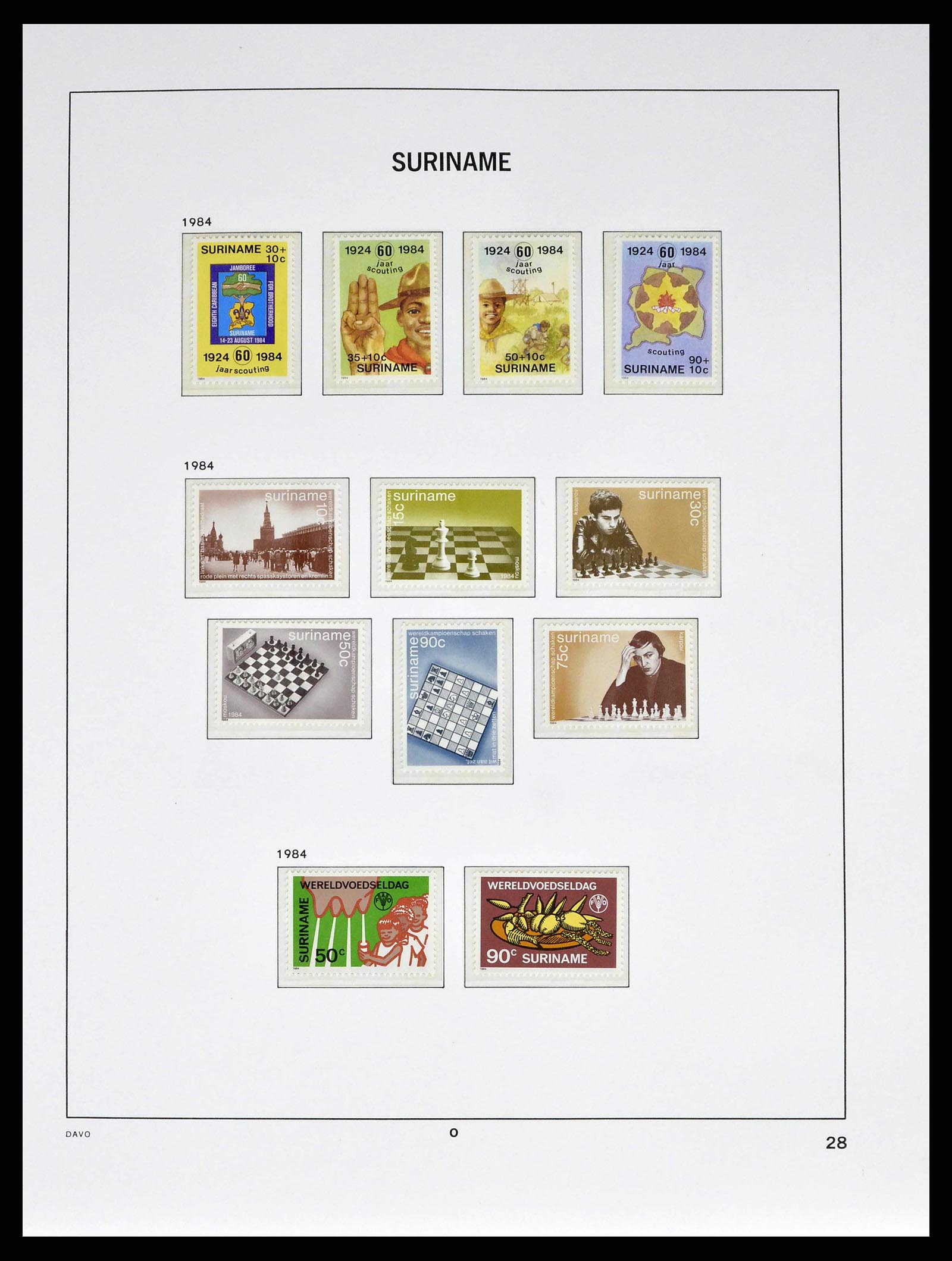 38947 0030 - Stamp collection 38947 Suriname 1975-2007.