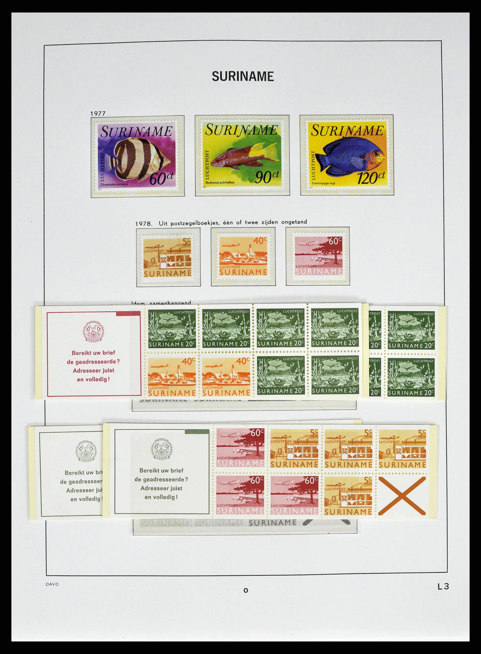 38947 0049 - Stamp collection 38947 Suriname 1975-2007.