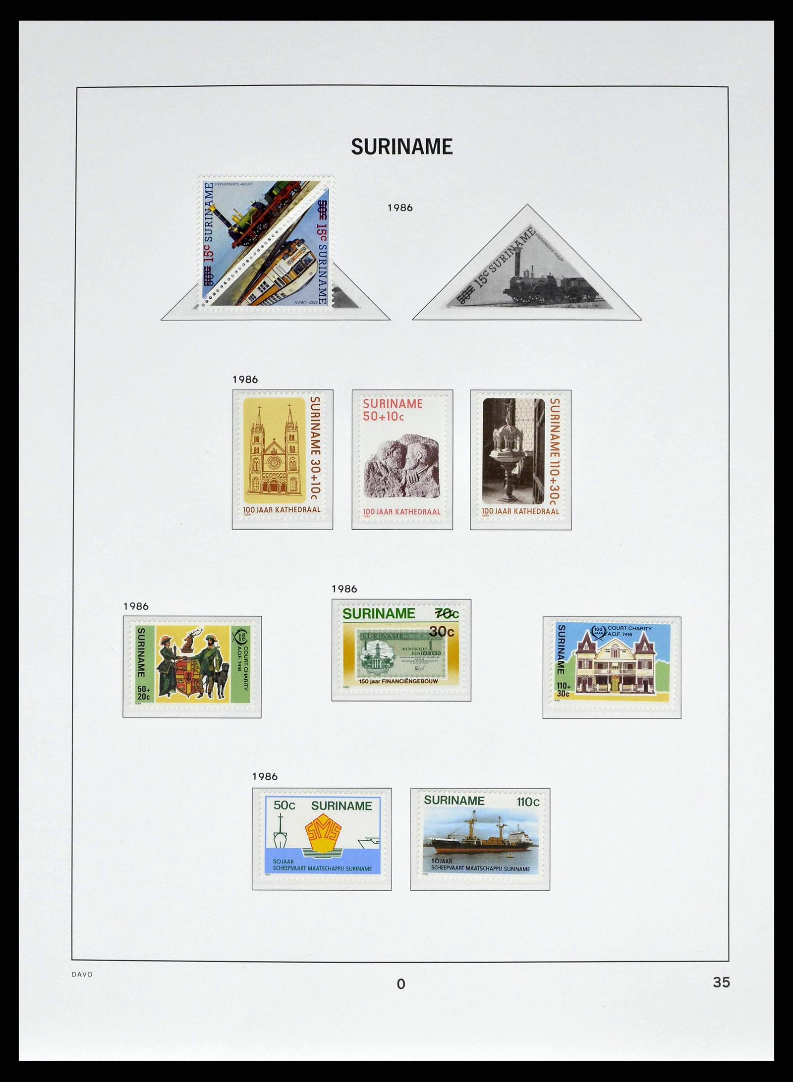 38947 0060 - Stamp collection 38947 Suriname 1975-2007.