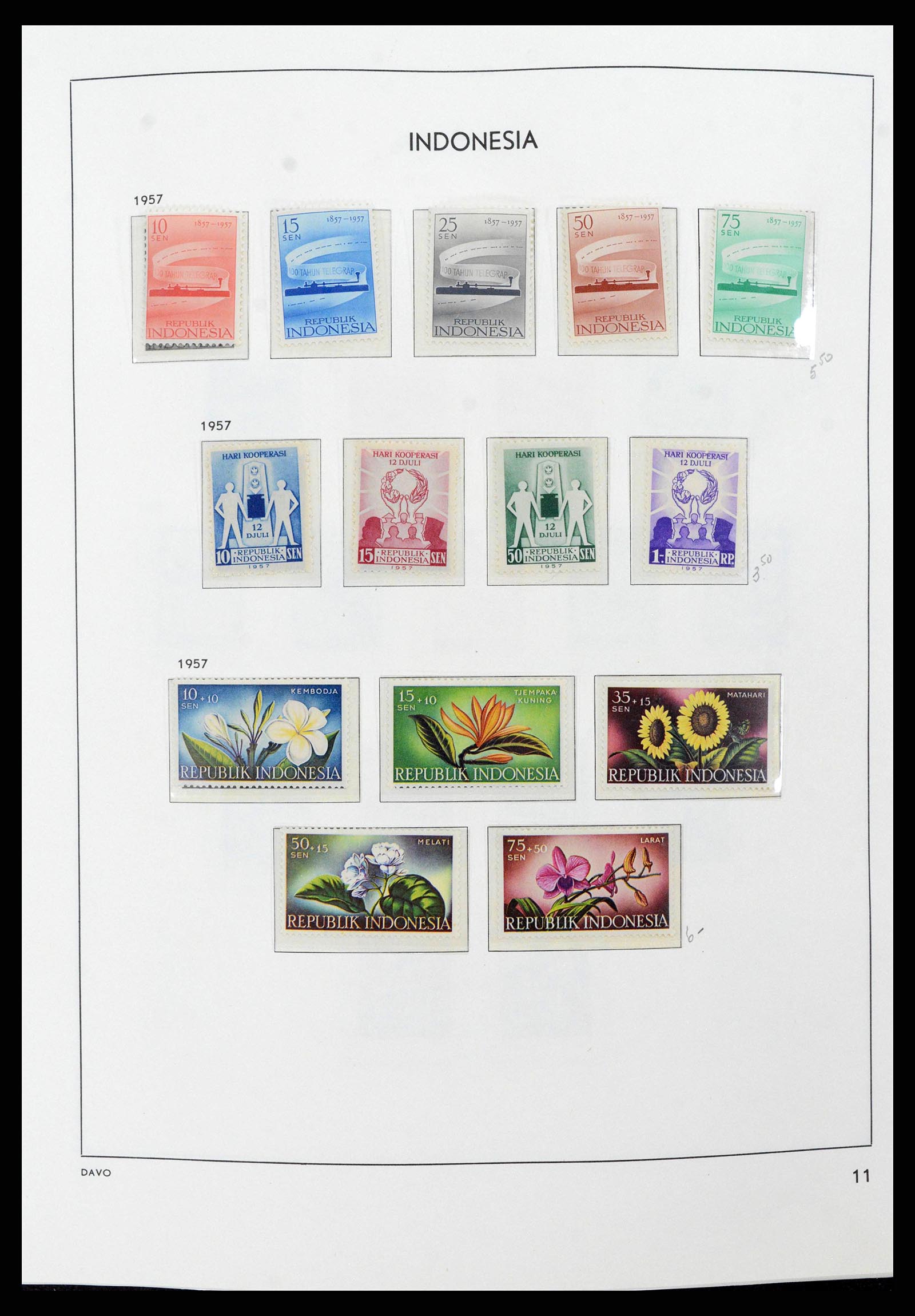 38949 0011 - Stamp collection 38949 Indonesia 1949-2007.