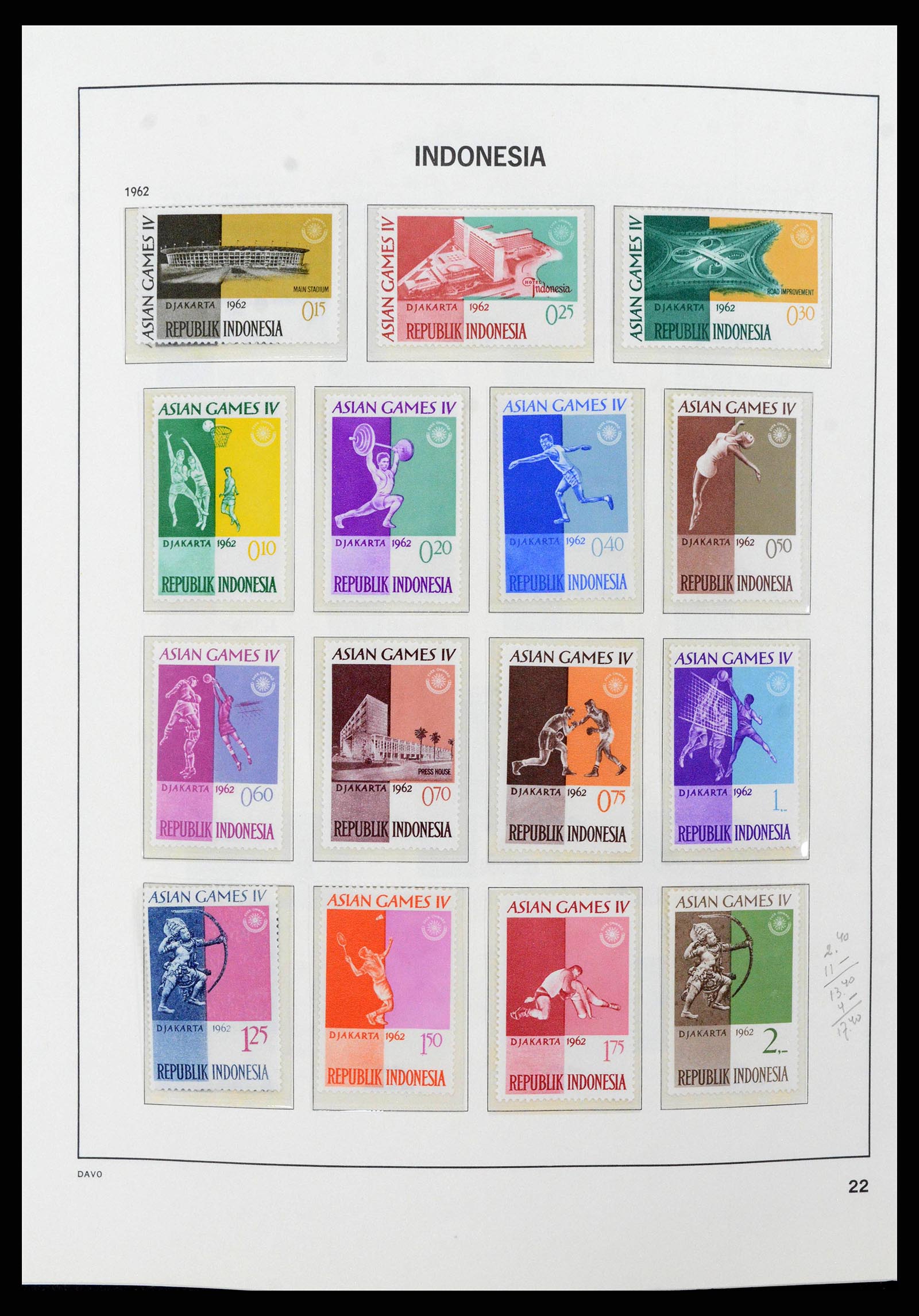 38949 0024 - Stamp collection 38949 Indonesia 1949-2007.