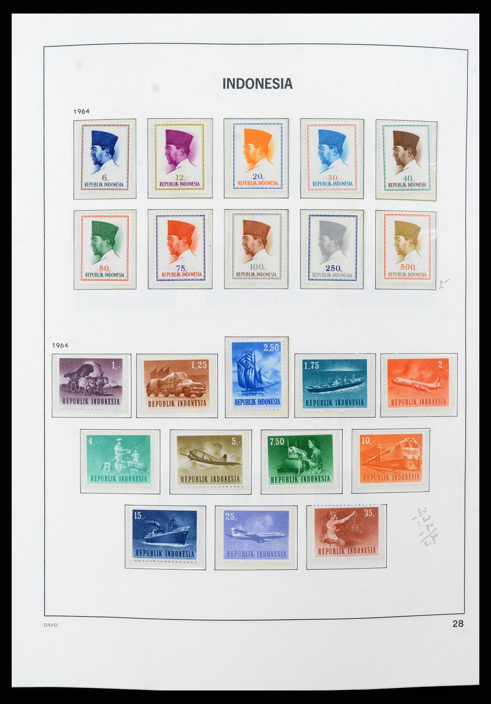 38949 0030 - Stamp collection 38949 Indonesia 1949-2007.