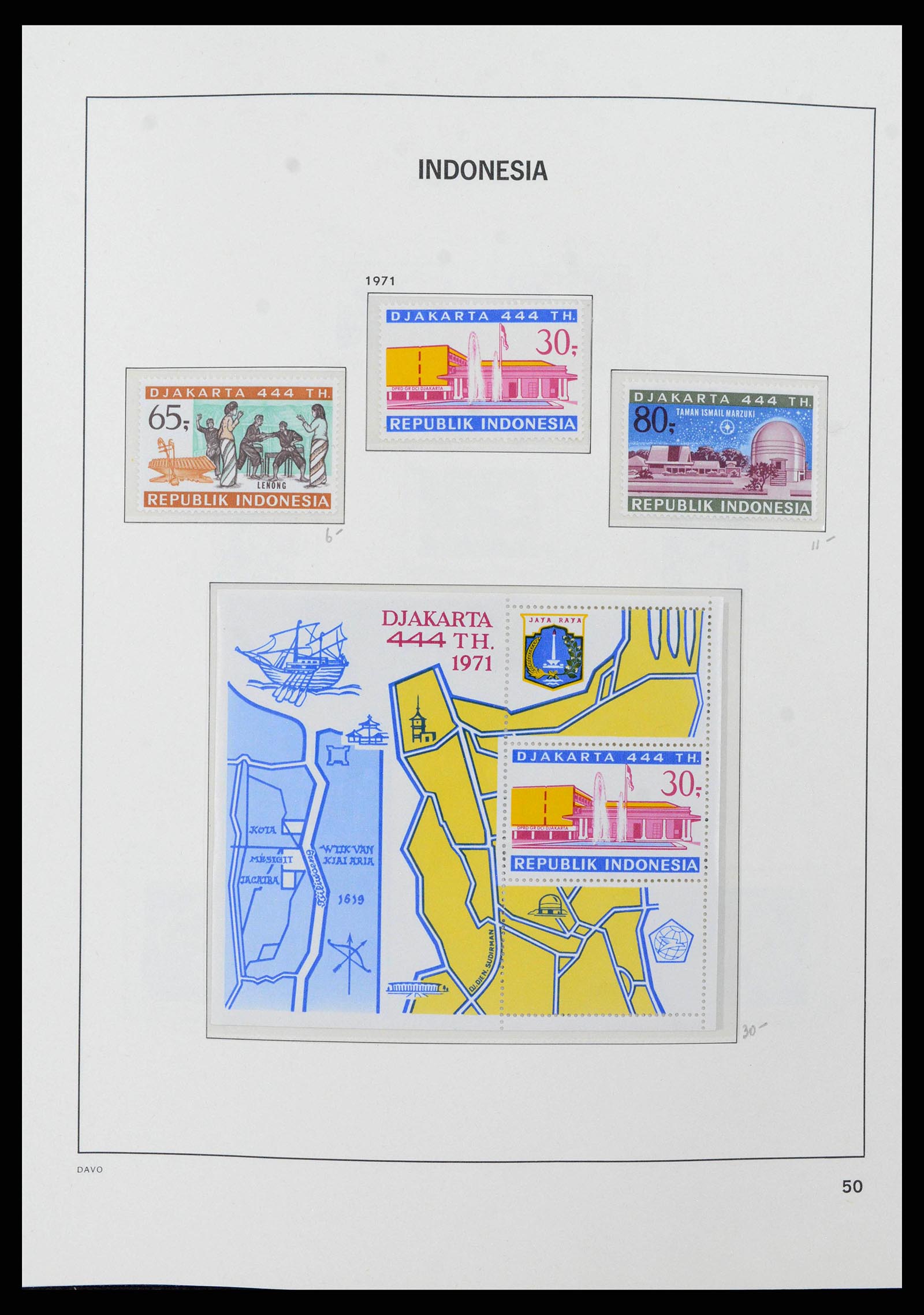 38949 0054 - Stamp collection 38949 Indonesia 1949-2007.