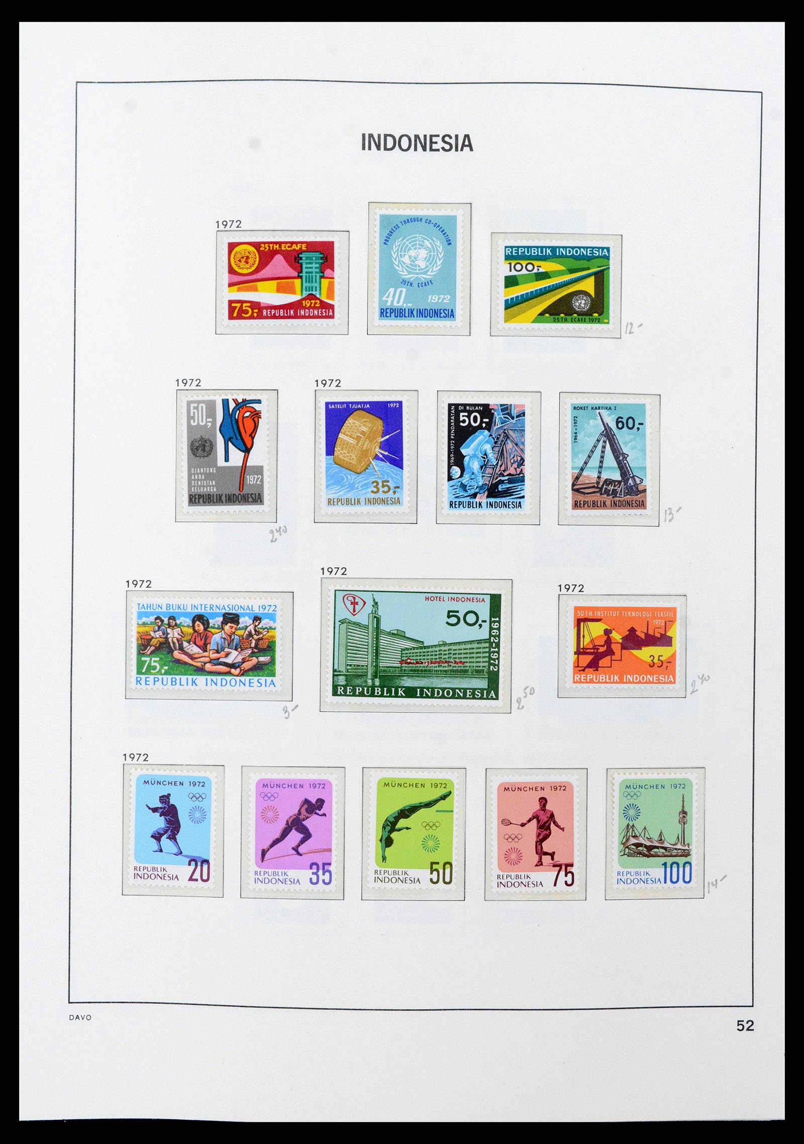 38949 0056 - Stamp collection 38949 Indonesia 1949-2007.