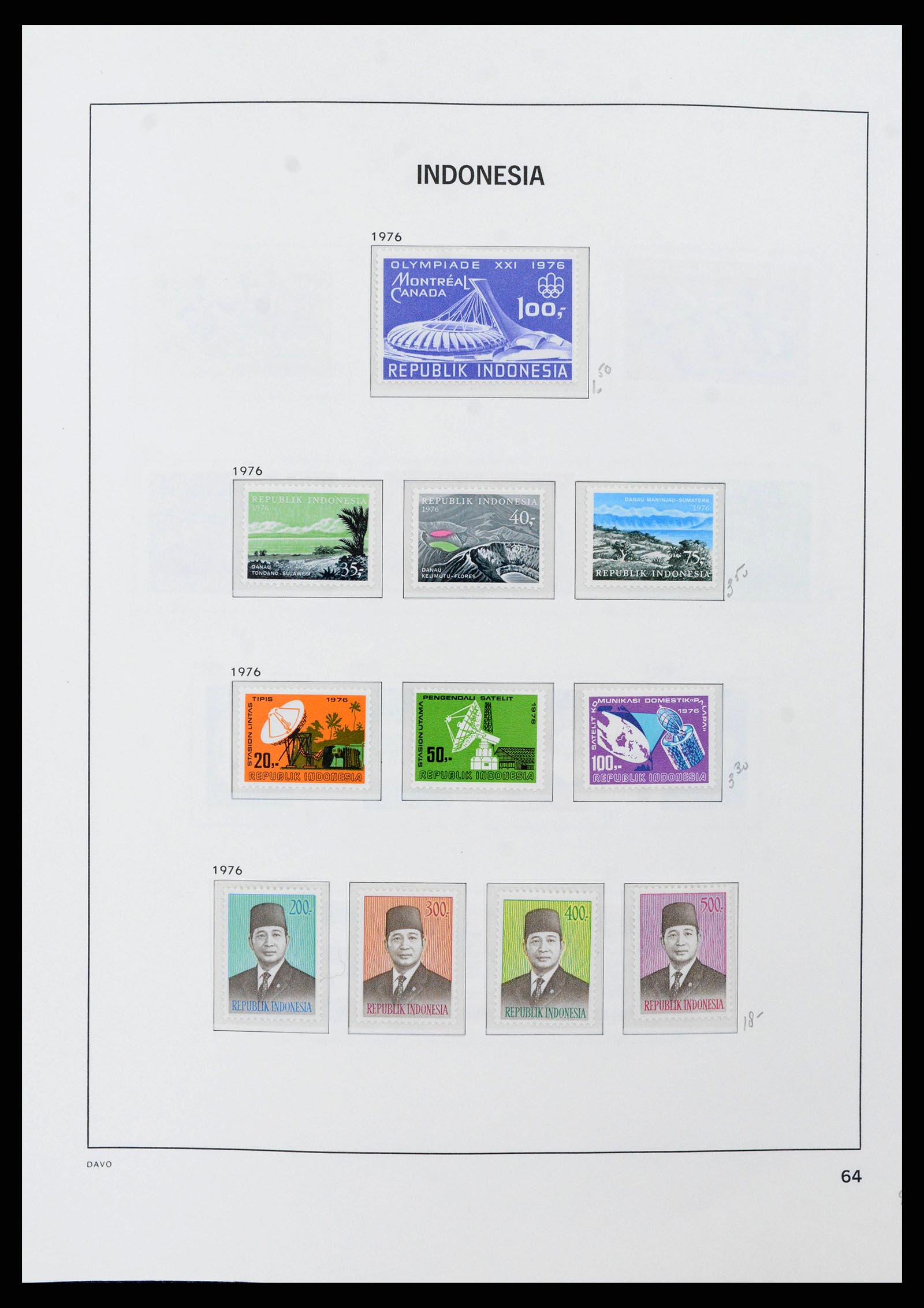 38949 0068 - Stamp collection 38949 Indonesia 1949-2007.