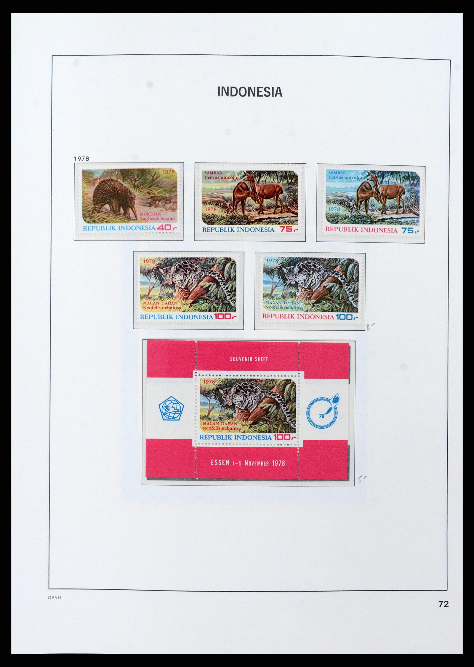 38949 0078 - Stamp collection 38949 Indonesia 1949-2007.