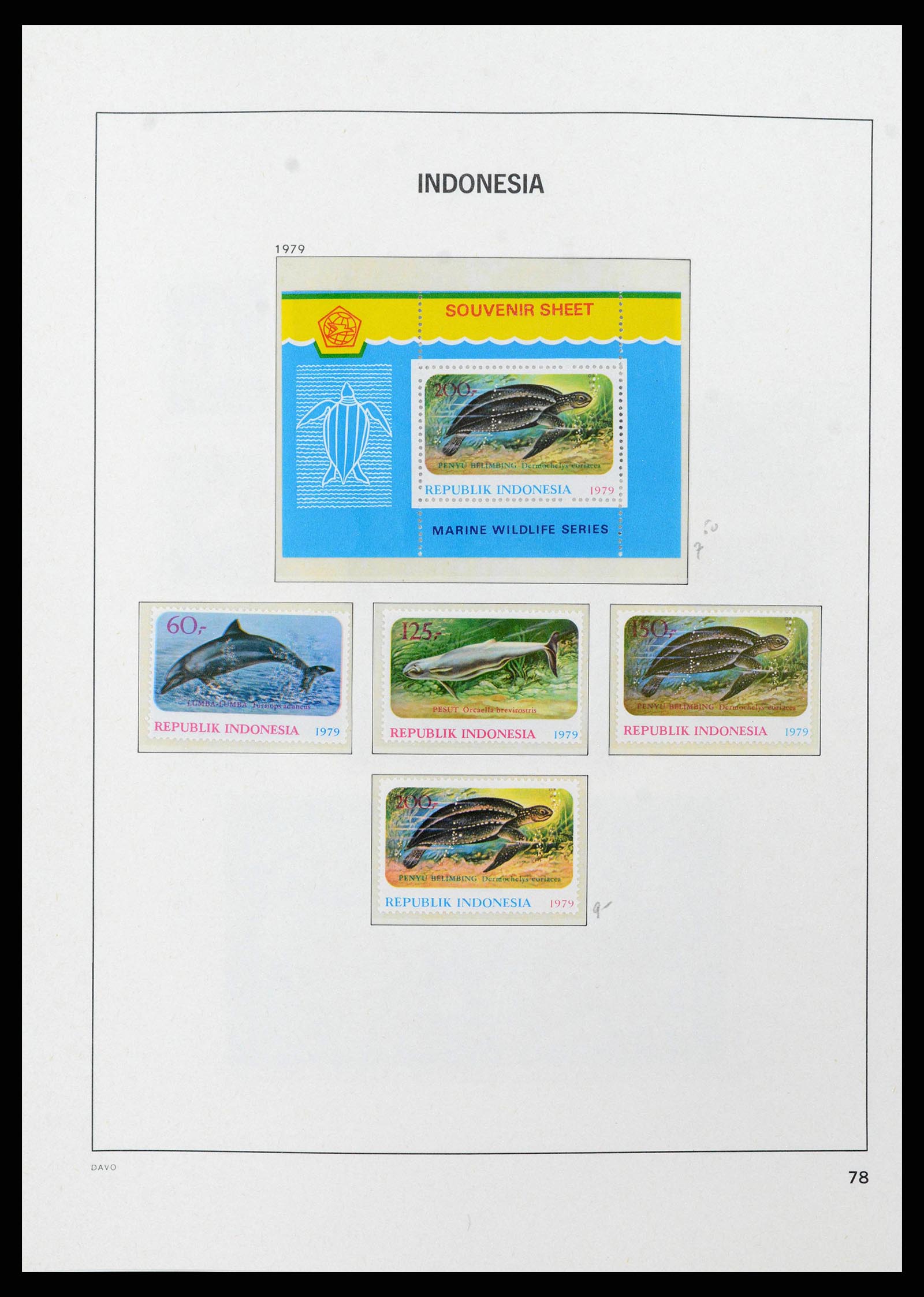 38949 0084 - Stamp collection 38949 Indonesia 1949-2007.
