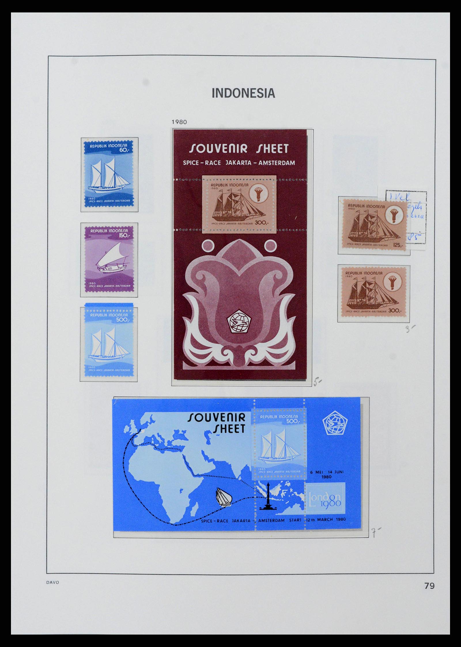 38949 0085 - Stamp collection 38949 Indonesia 1949-2007.