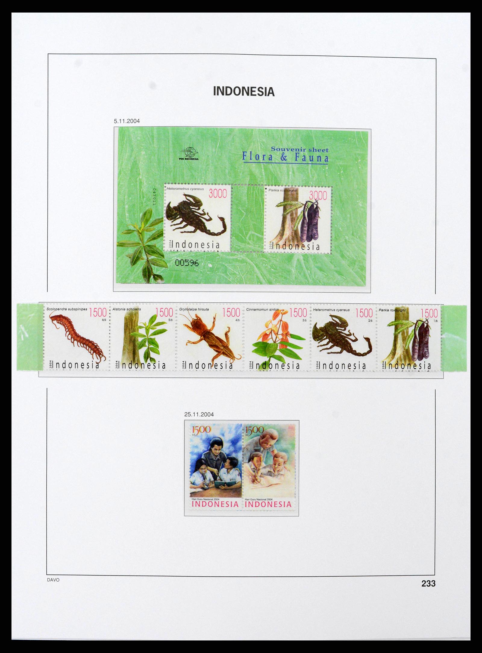 38949 0274 - Stamp collection 38949 Indonesia 1949-2007.