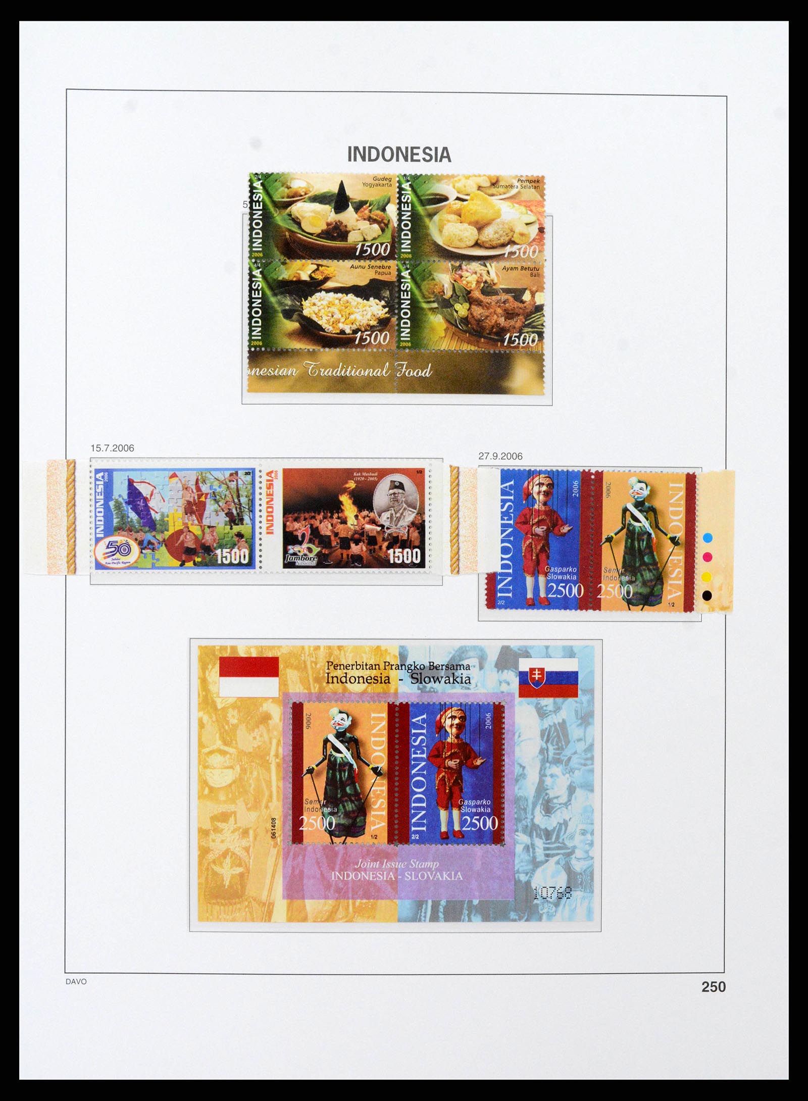 38949 0291 - Stamp collection 38949 Indonesia 1949-2007.