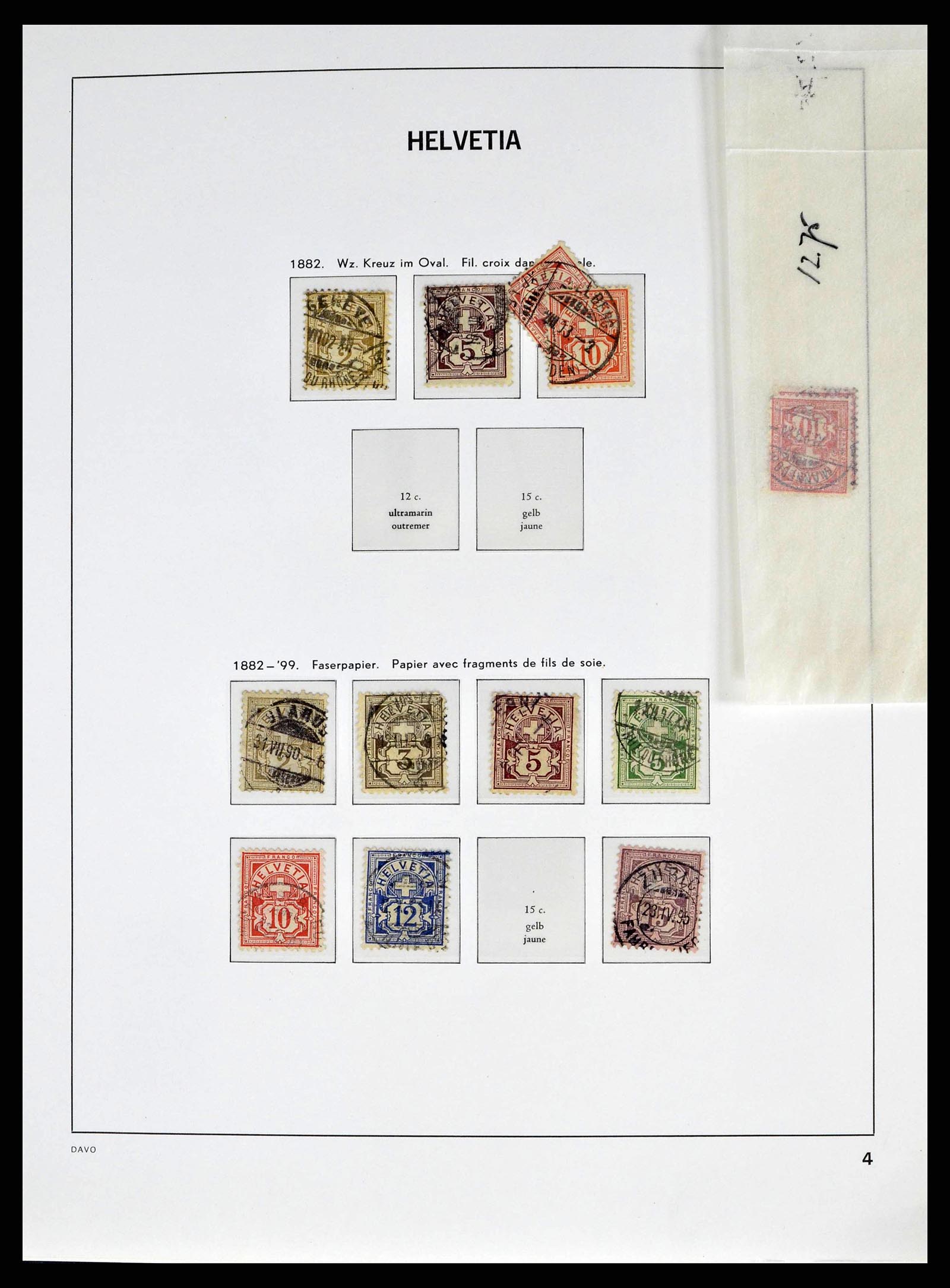 38951 0003 - Stamp collection 38951 Switzerland 1854-1994.