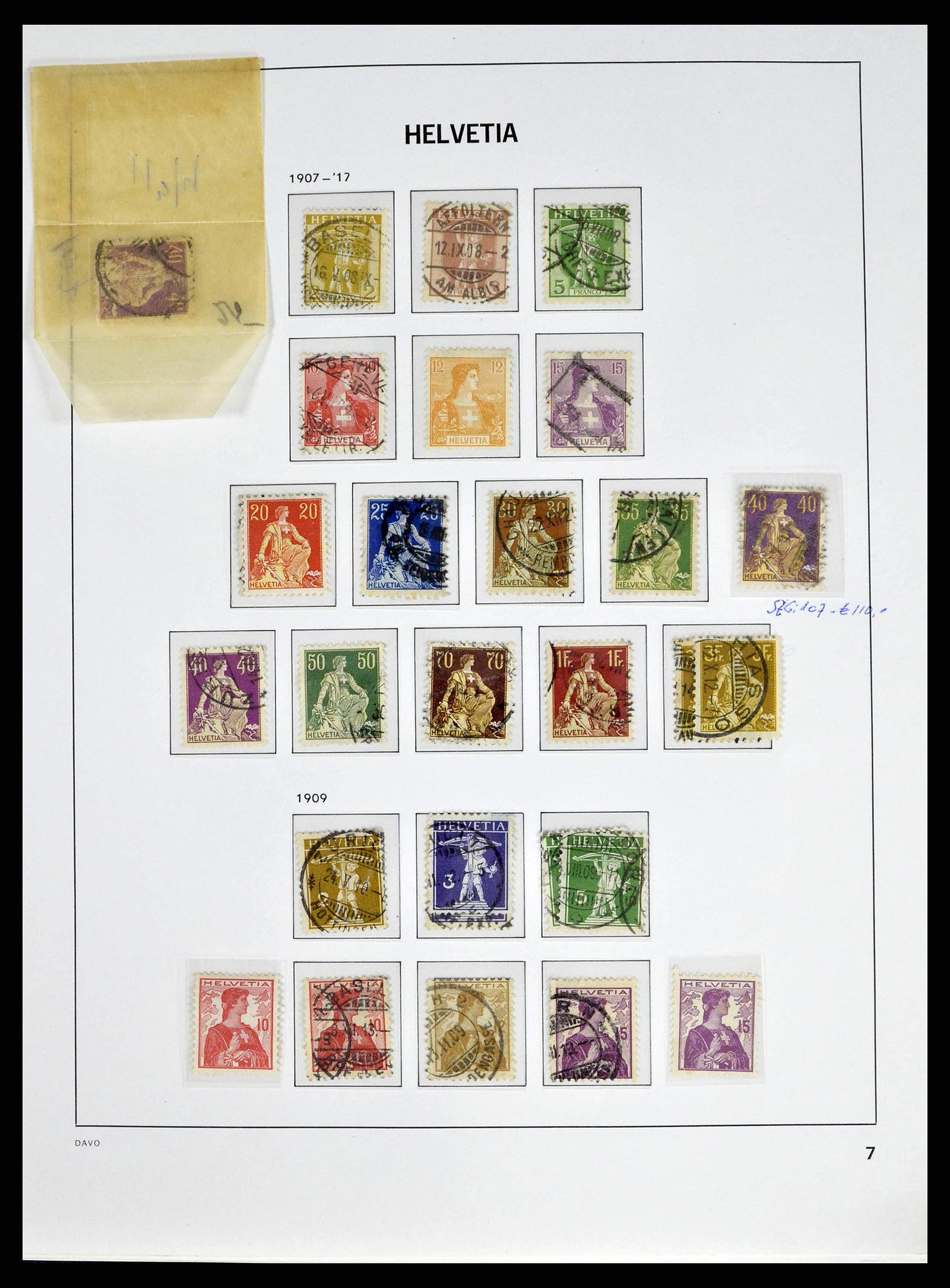 38951 0006 - Stamp collection 38951 Switzerland 1854-1994.