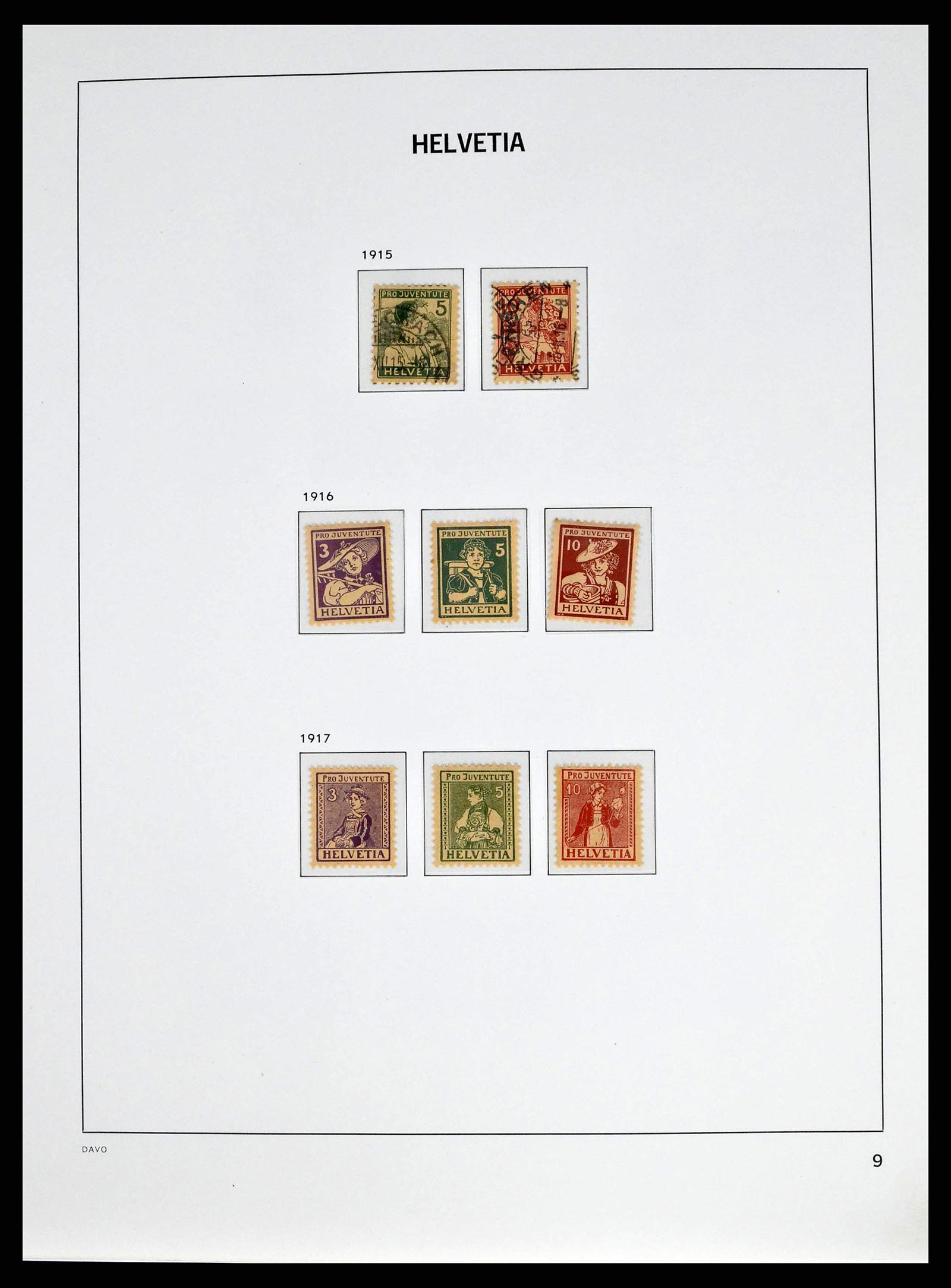 38951 0008 - Stamp collection 38951 Switzerland 1854-1994.
