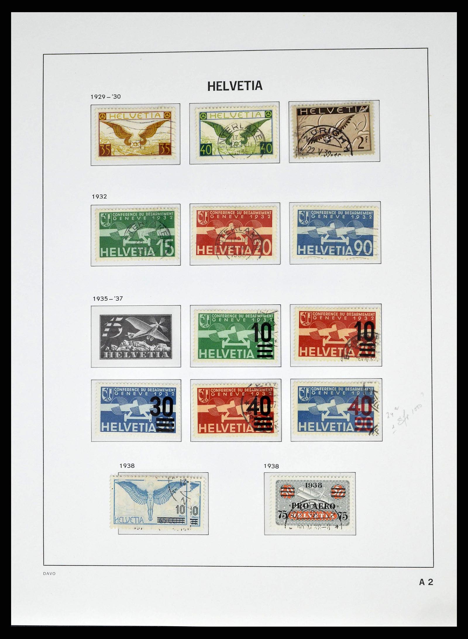 38951 0028 - Stamp collection 38951 Switzerland 1854-1994.