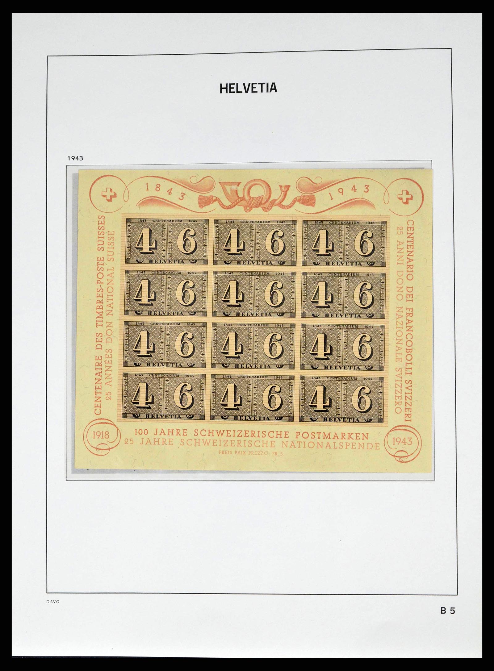 38951 0035 - Stamp collection 38951 Switzerland 1854-1994.