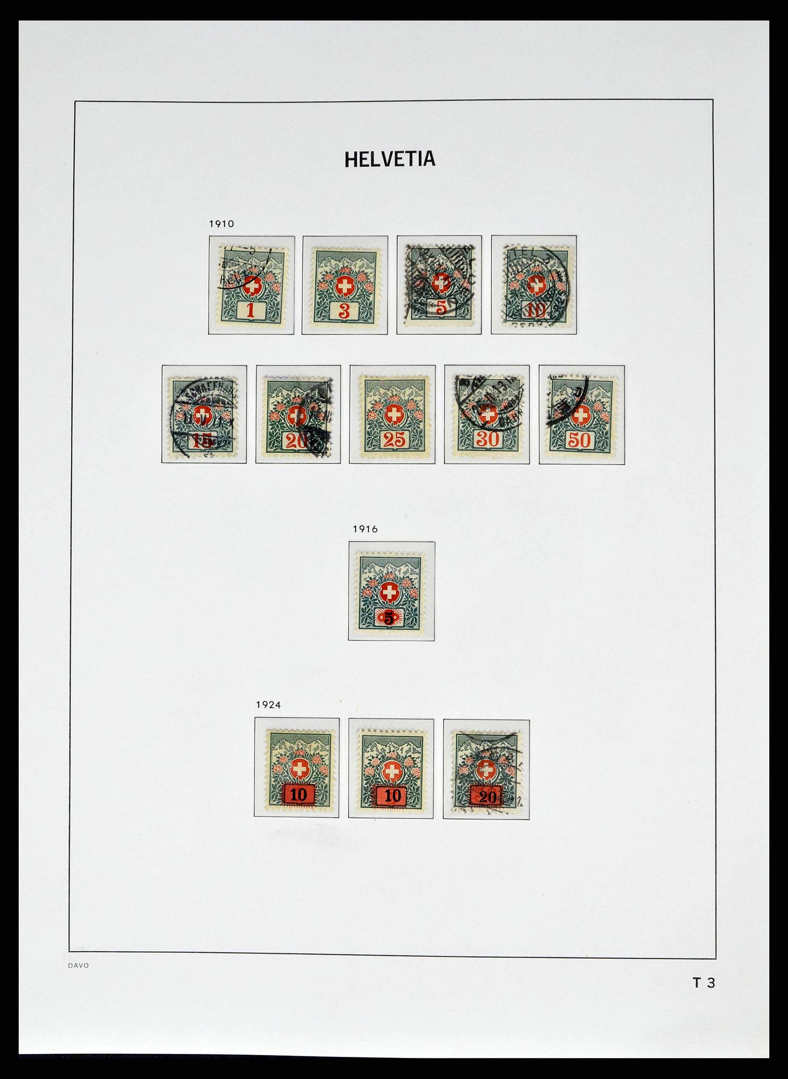 38951 0041 - Stamp collection 38951 Switzerland 1854-1994.