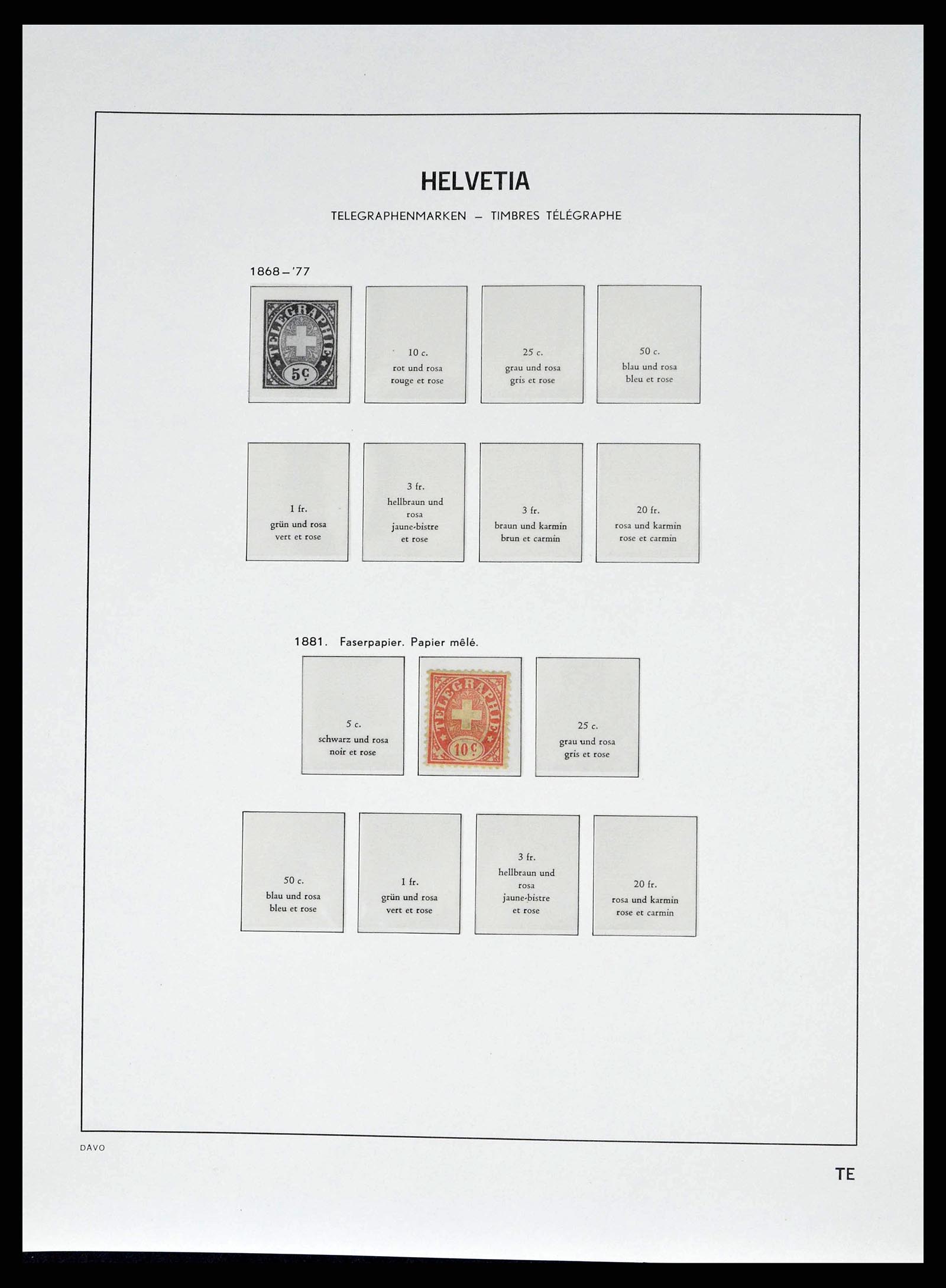 38951 0043 - Stamp collection 38951 Switzerland 1854-1994.