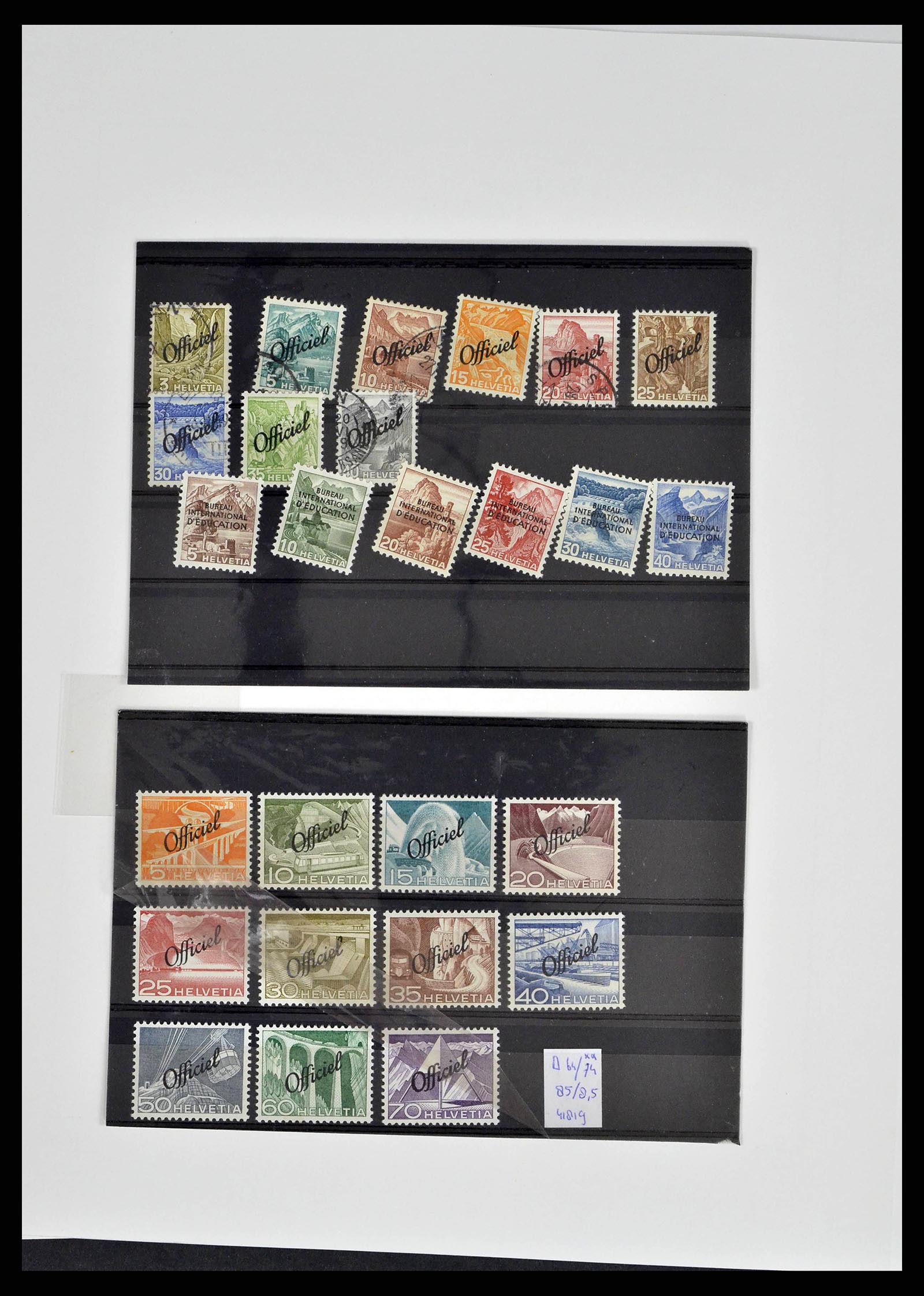 38951 0154 - Stamp collection 38951 Switzerland 1854-1994.