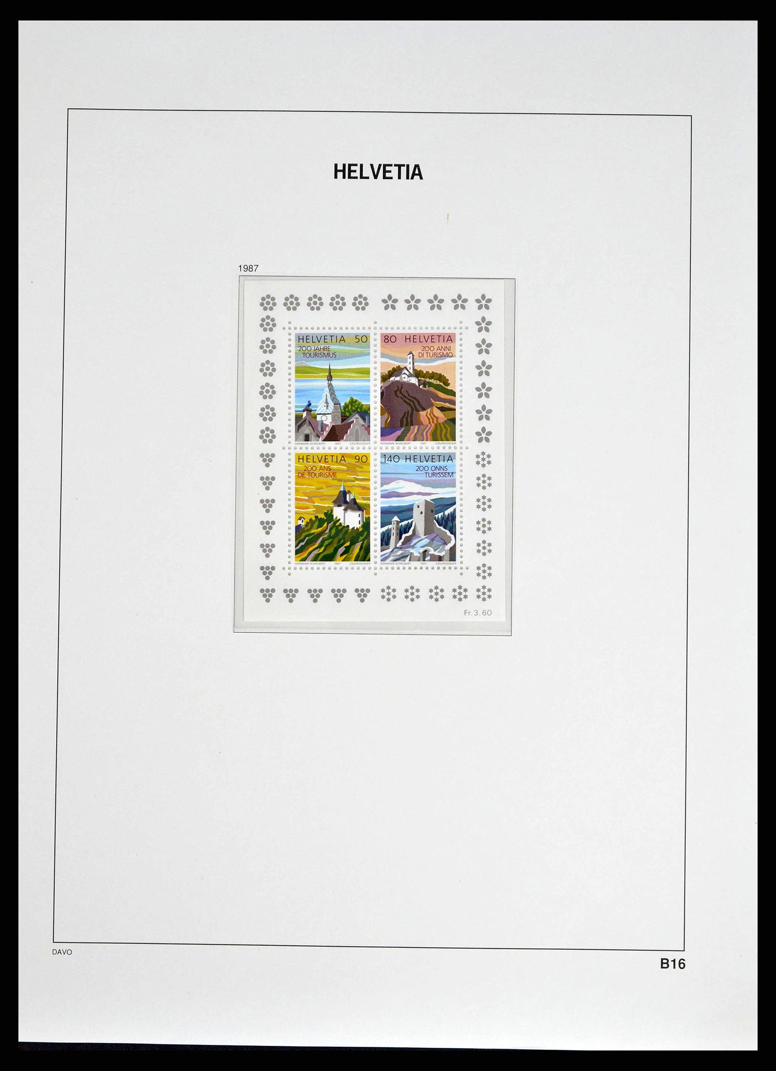38951 0156 - Stamp collection 38951 Switzerland 1854-1994.