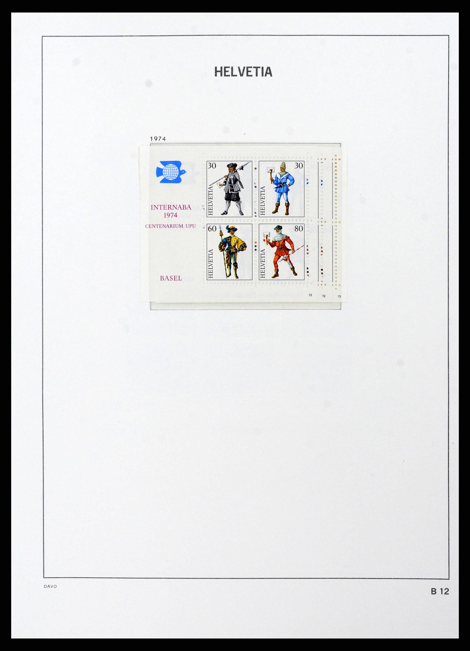 38952 0091 - Postzegelverzameling 38952 Zwitserland 1945-1989.