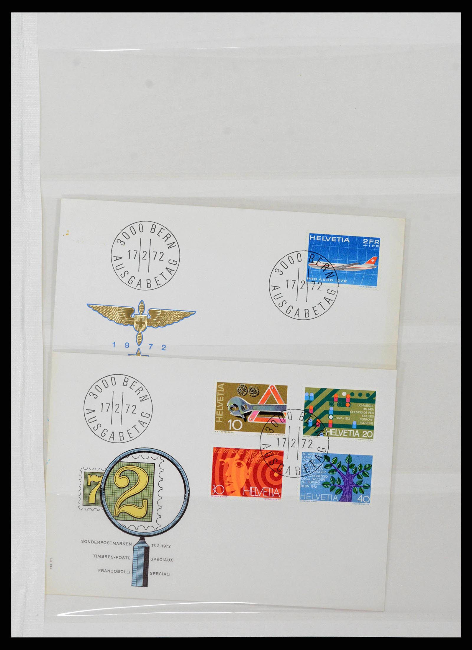 38952 0104 - Postzegelverzameling 38952 Zwitserland 1945-1989.