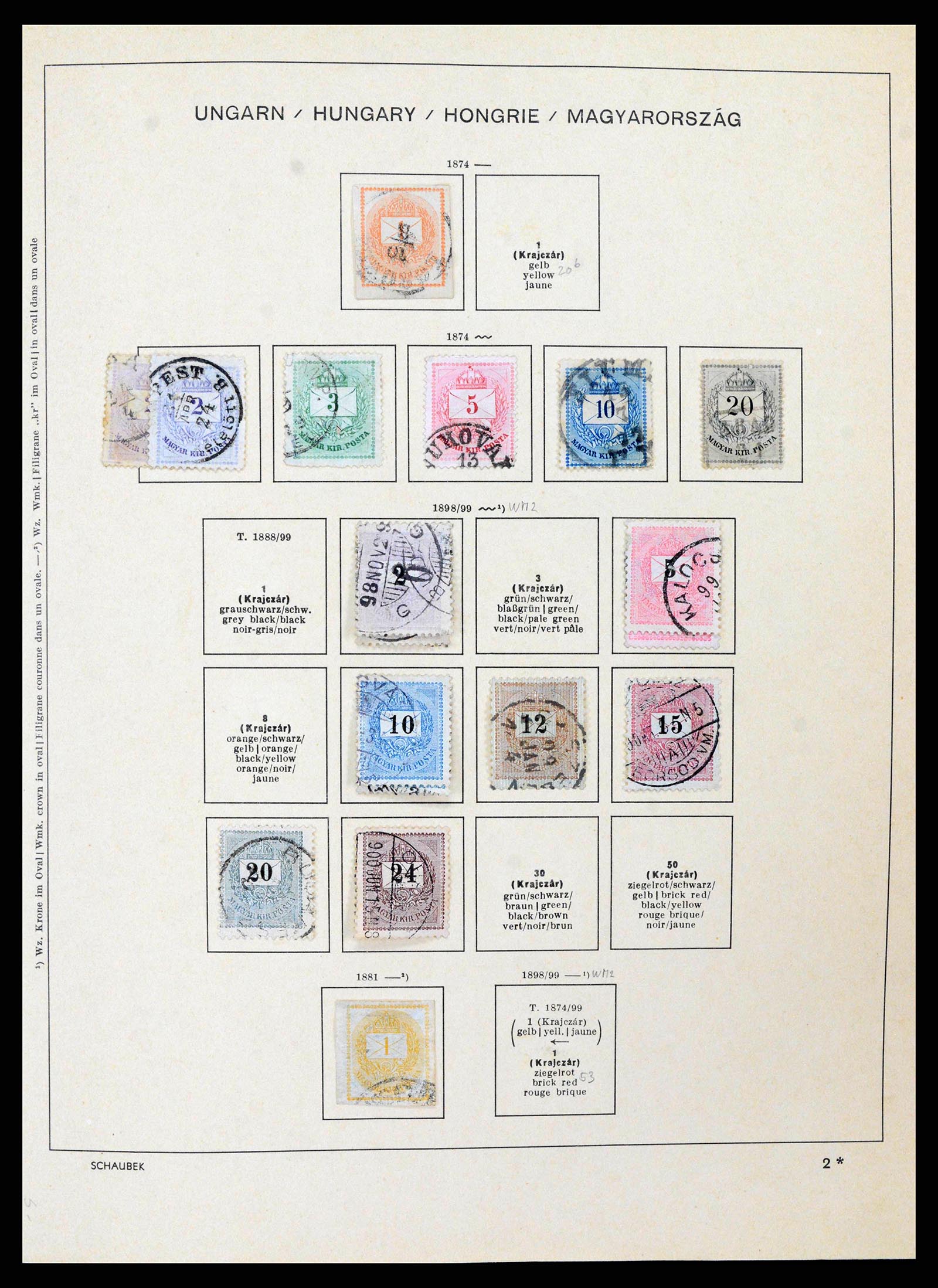38953 0005 - Stamp collection 38953 Hungary 1873-1995.