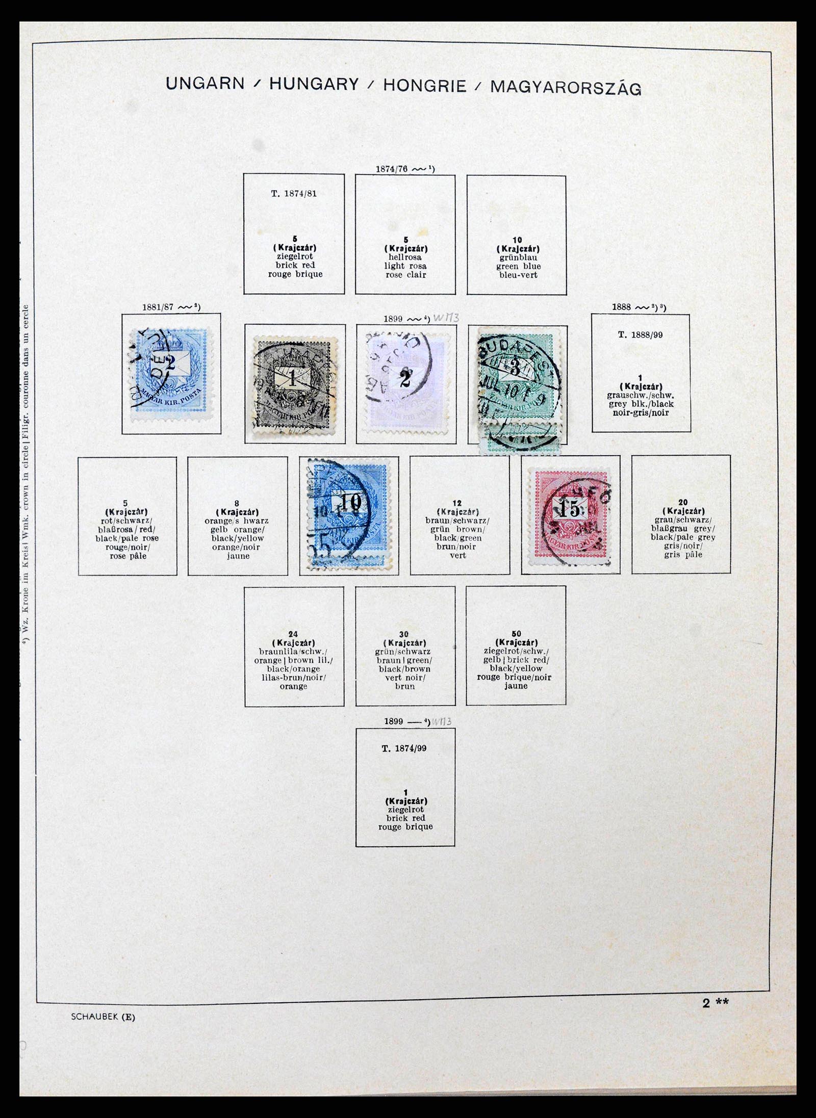 38953 0006 - Stamp collection 38953 Hungary 1873-1995.