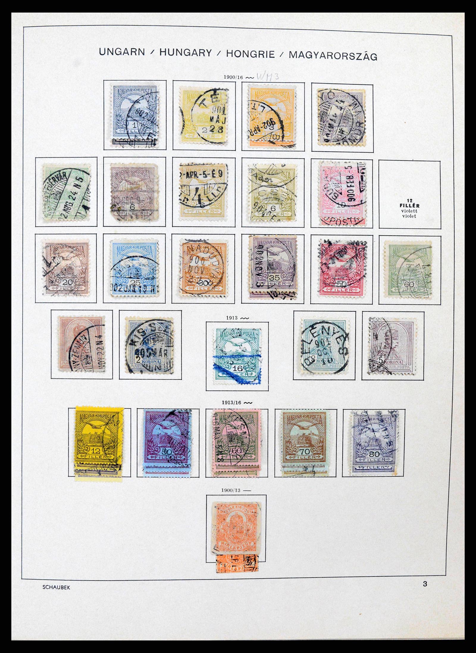 38953 0007 - Stamp collection 38953 Hungary 1873-1995.