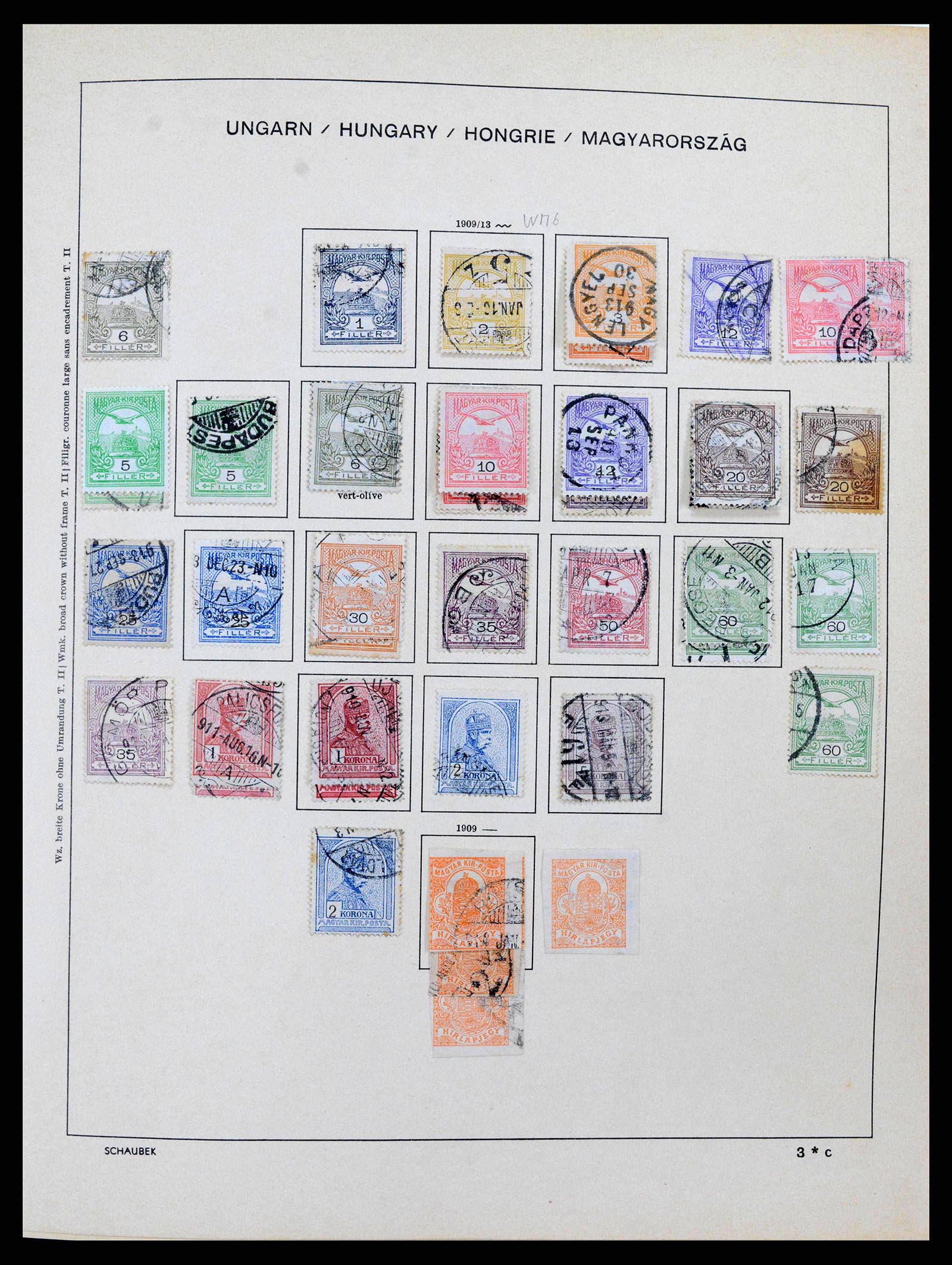 38953 0011 - Stamp collection 38953 Hungary 1873-1995.
