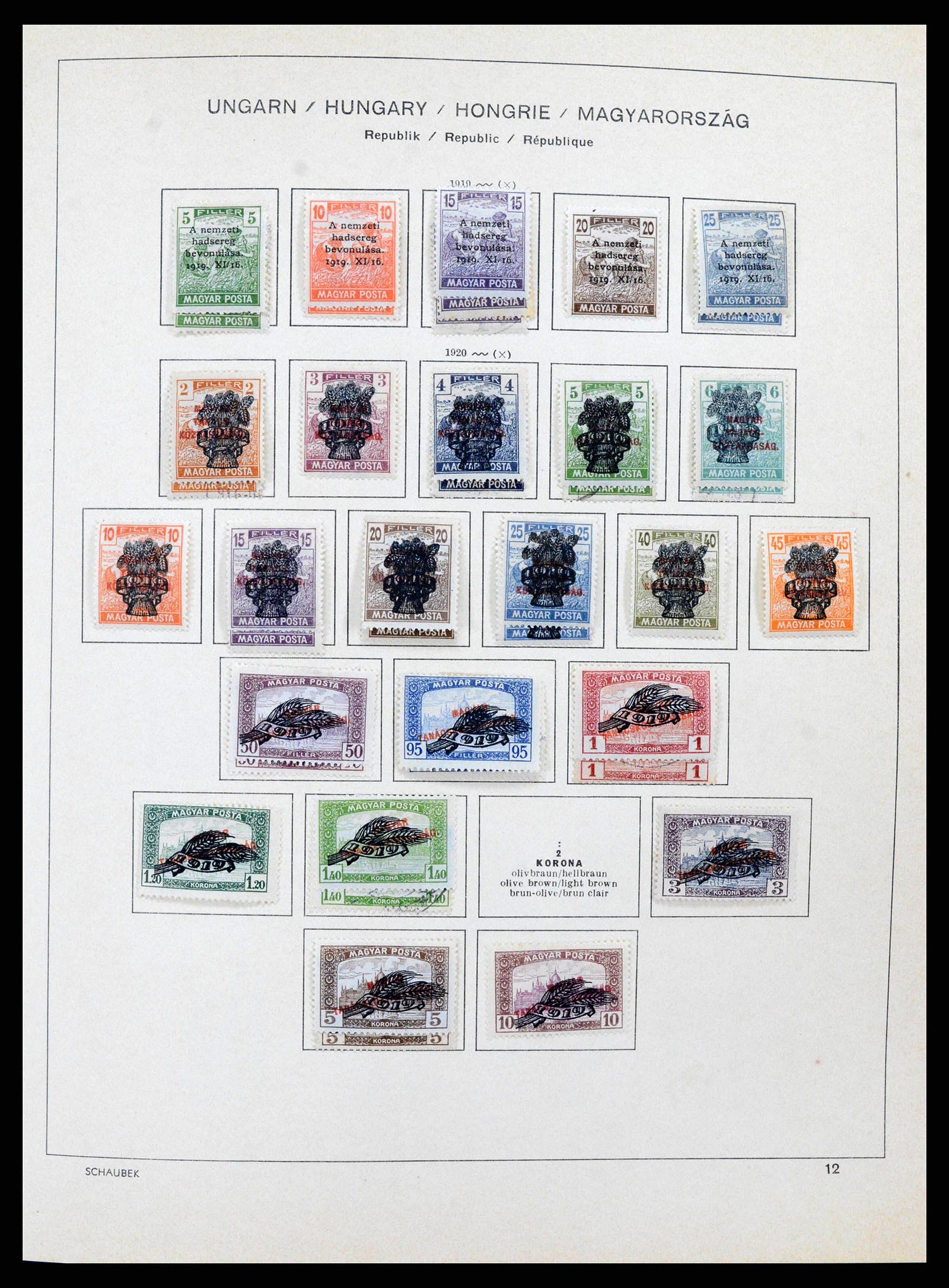 38953 0022 - Stamp collection 38953 Hungary 1873-1995.