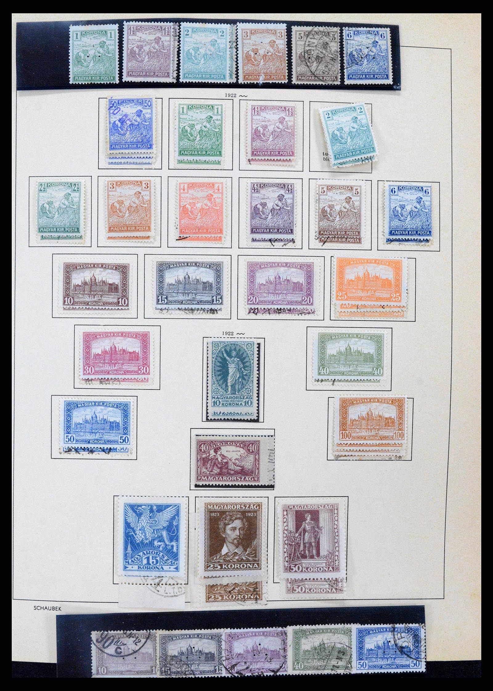 38953 0025 - Stamp collection 38953 Hungary 1873-1995.