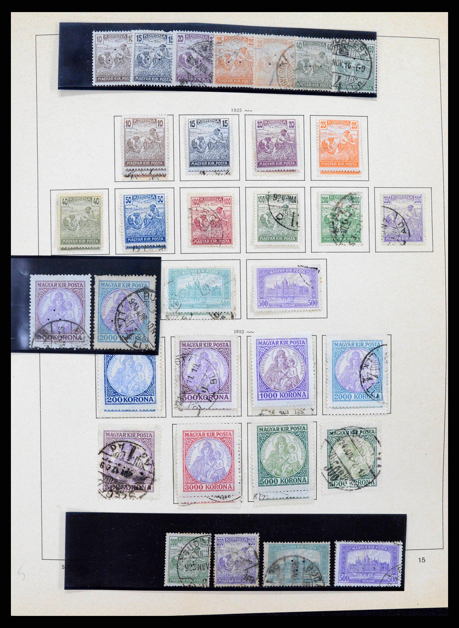 38953 0026 - Stamp collection 38953 Hungary 1873-1995.