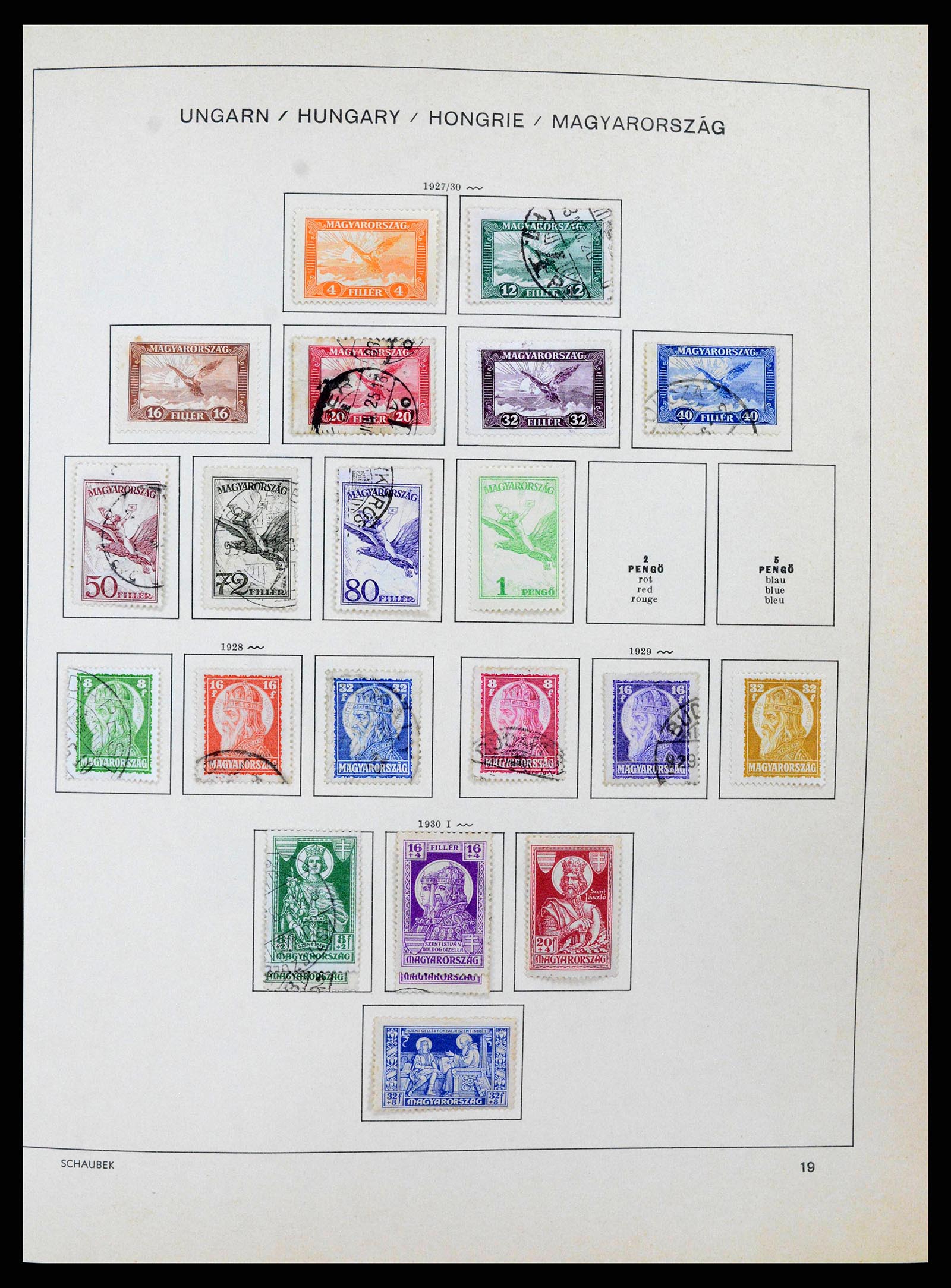 38953 0031 - Stamp collection 38953 Hungary 1873-1995.