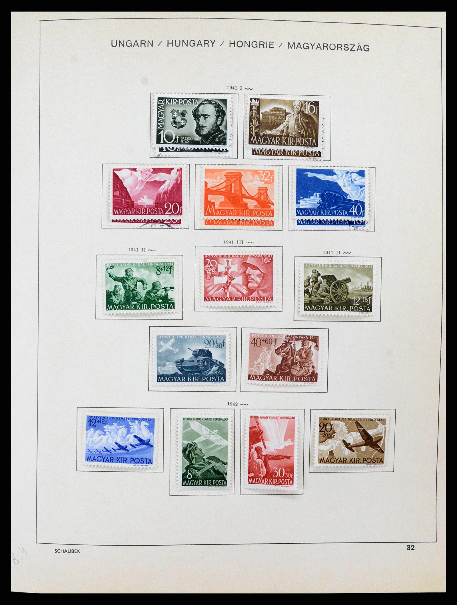38953 0045 - Stamp collection 38953 Hungary 1873-1995.