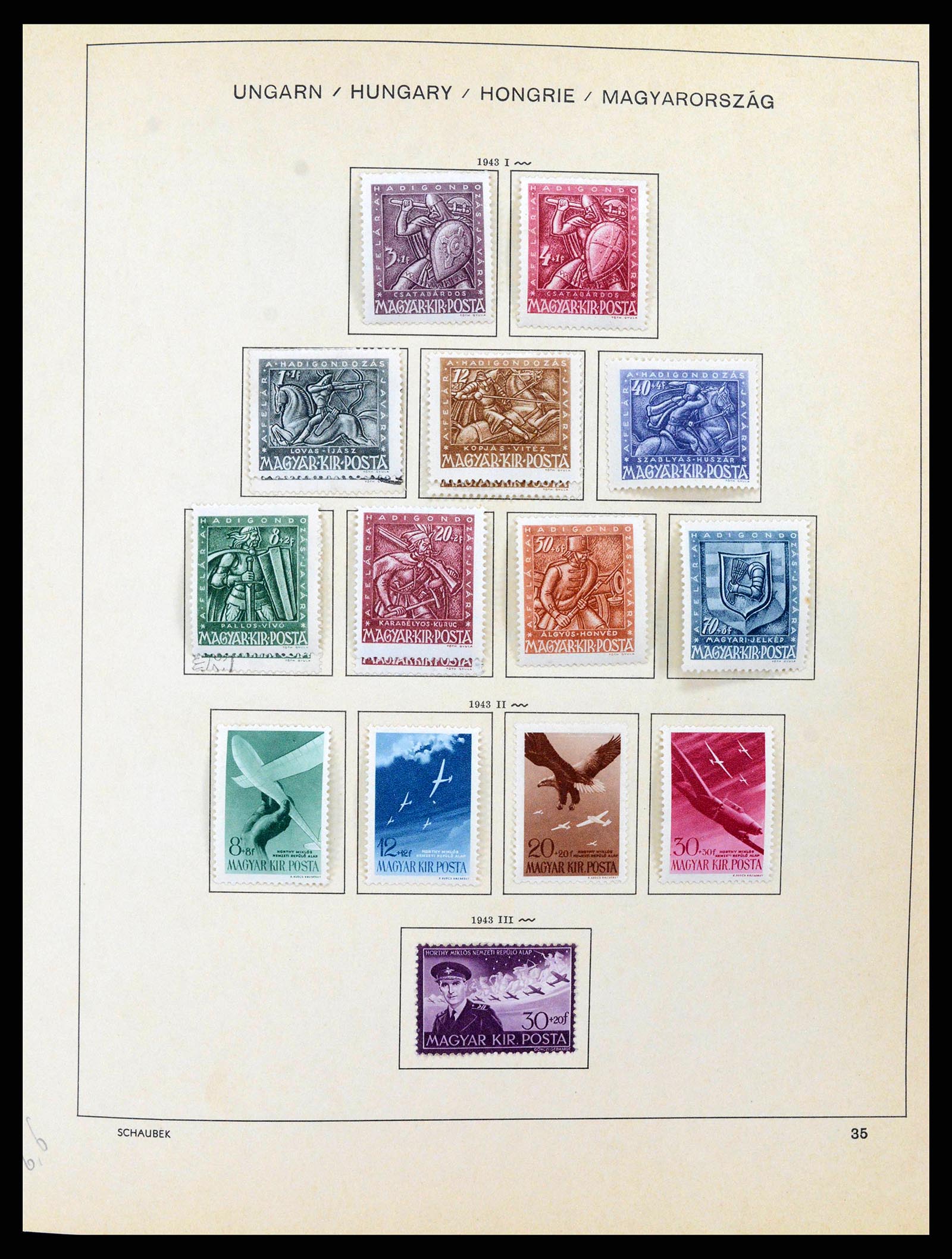 38953 0049 - Stamp collection 38953 Hungary 1873-1995.