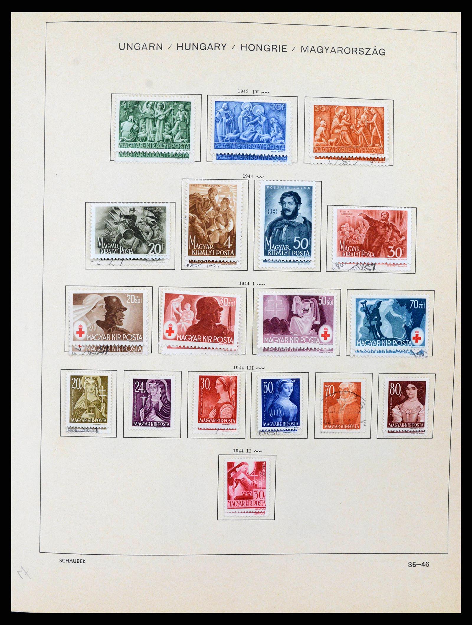 38953 0050 - Stamp collection 38953 Hungary 1873-1995.