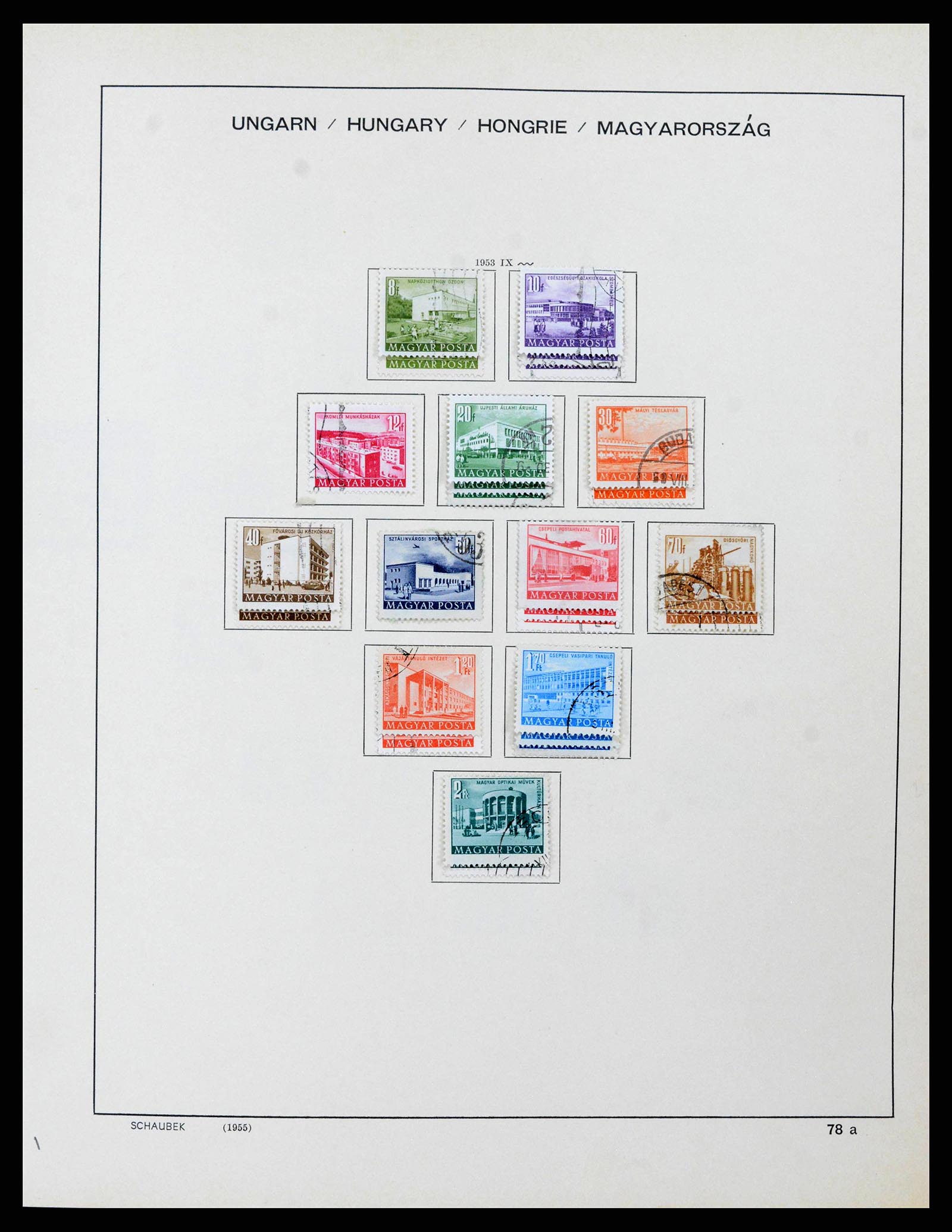 38953 0089 - Stamp collection 38953 Hungary 1873-1995.