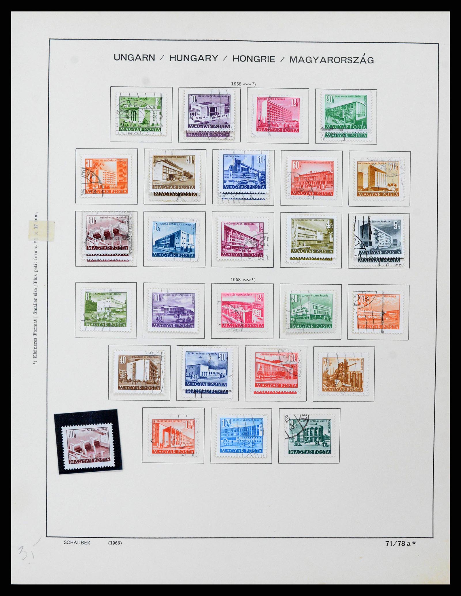 38953 0090 - Stamp collection 38953 Hungary 1873-1995.
