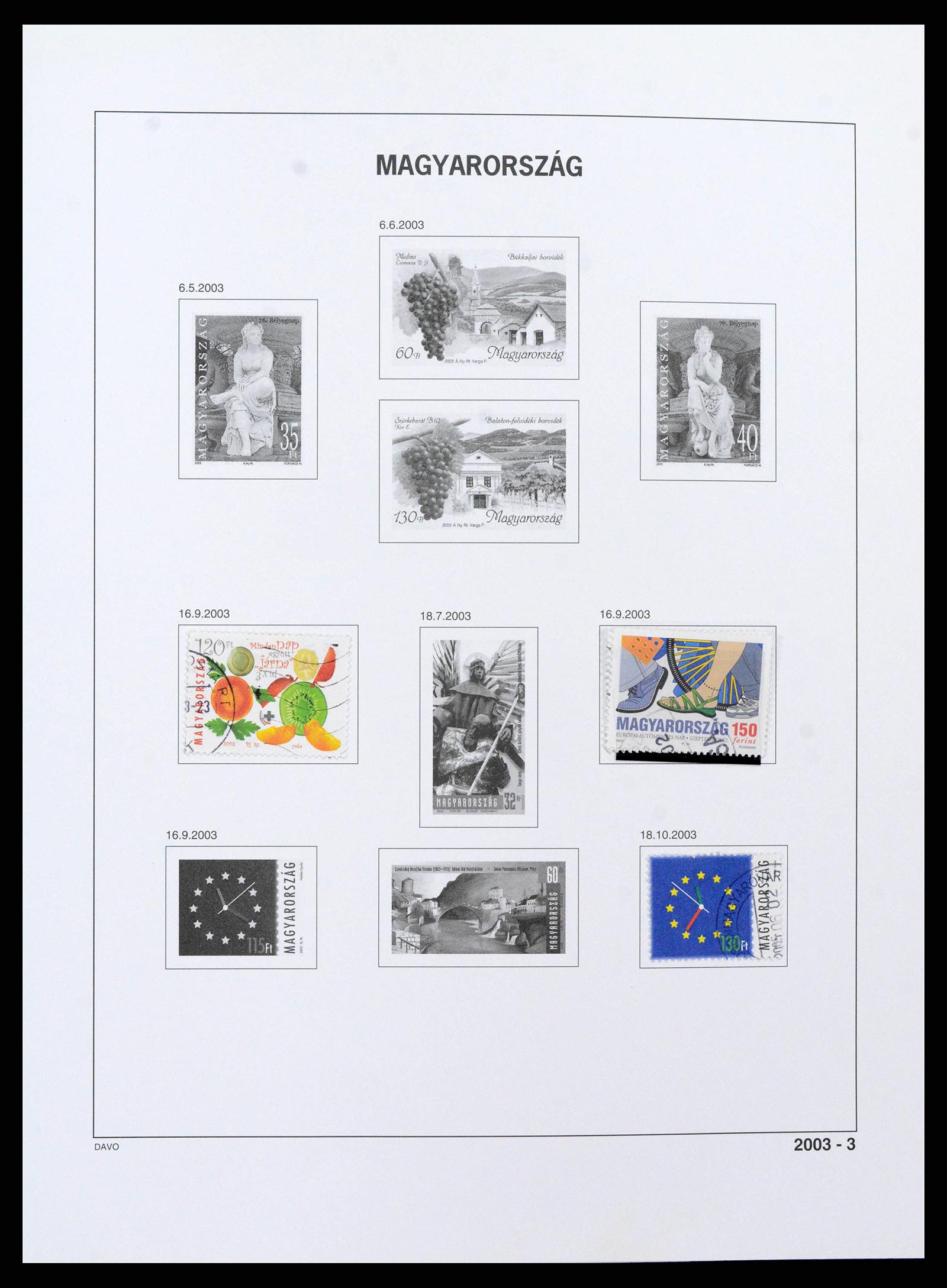 38953 0485 - Stamp collection 38953 Hungary 1873-1995.