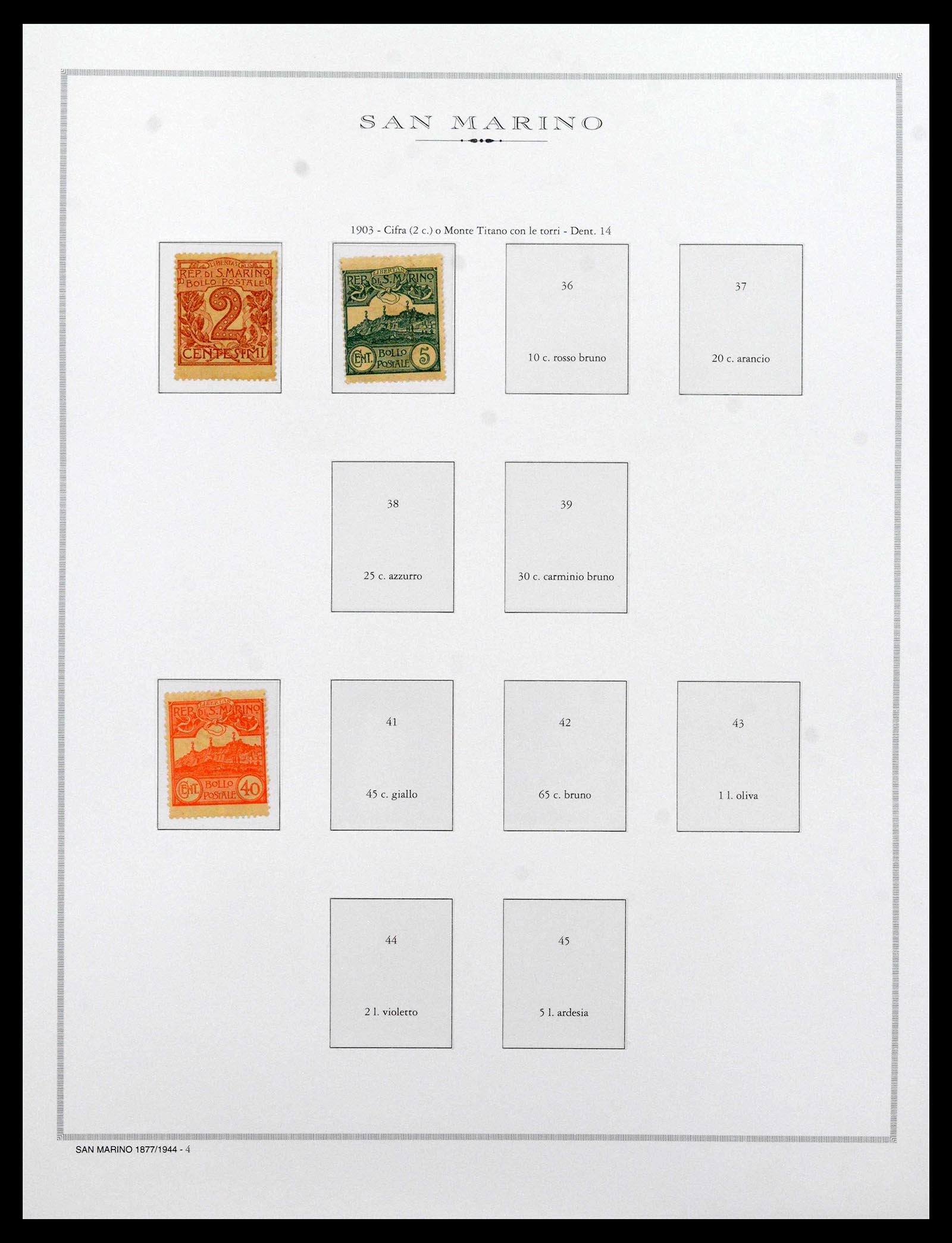 38955 0003 - Stamp collection 38955 San Marino 1892-2017.