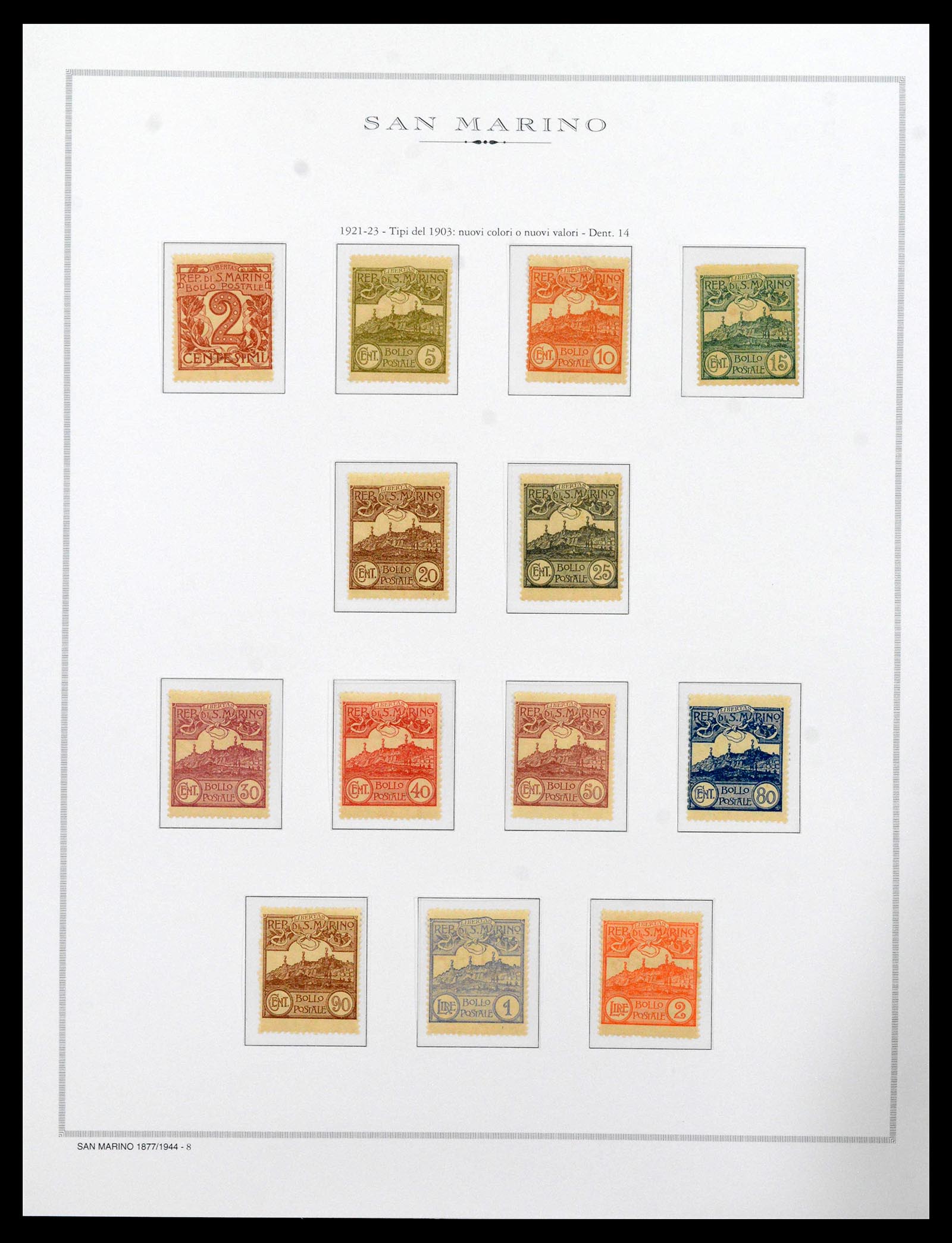 38955 0007 - Postzegelverzameling 38955 San Marino 1892-2017.