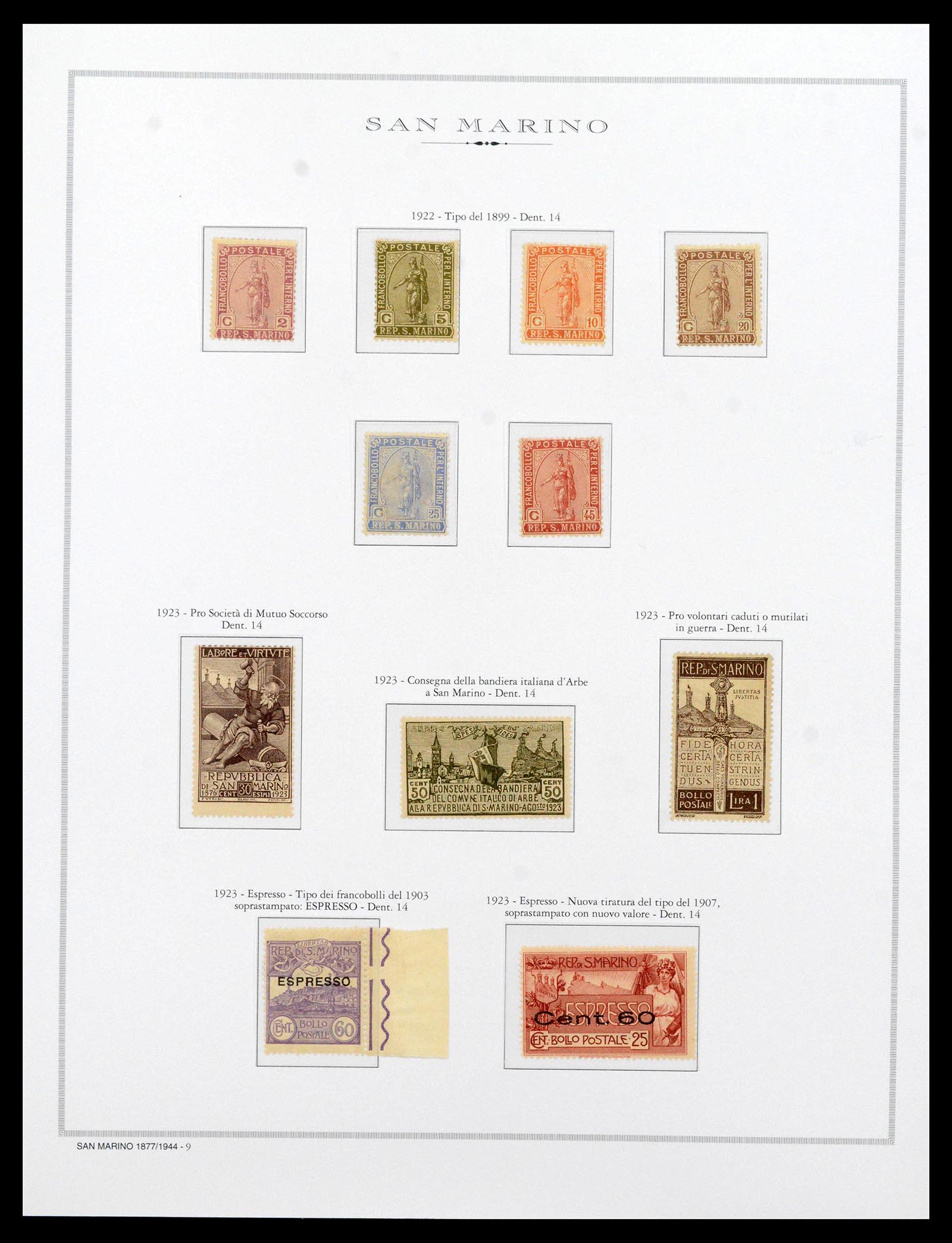 38955 0008 - Stamp collection 38955 San Marino 1892-2017.