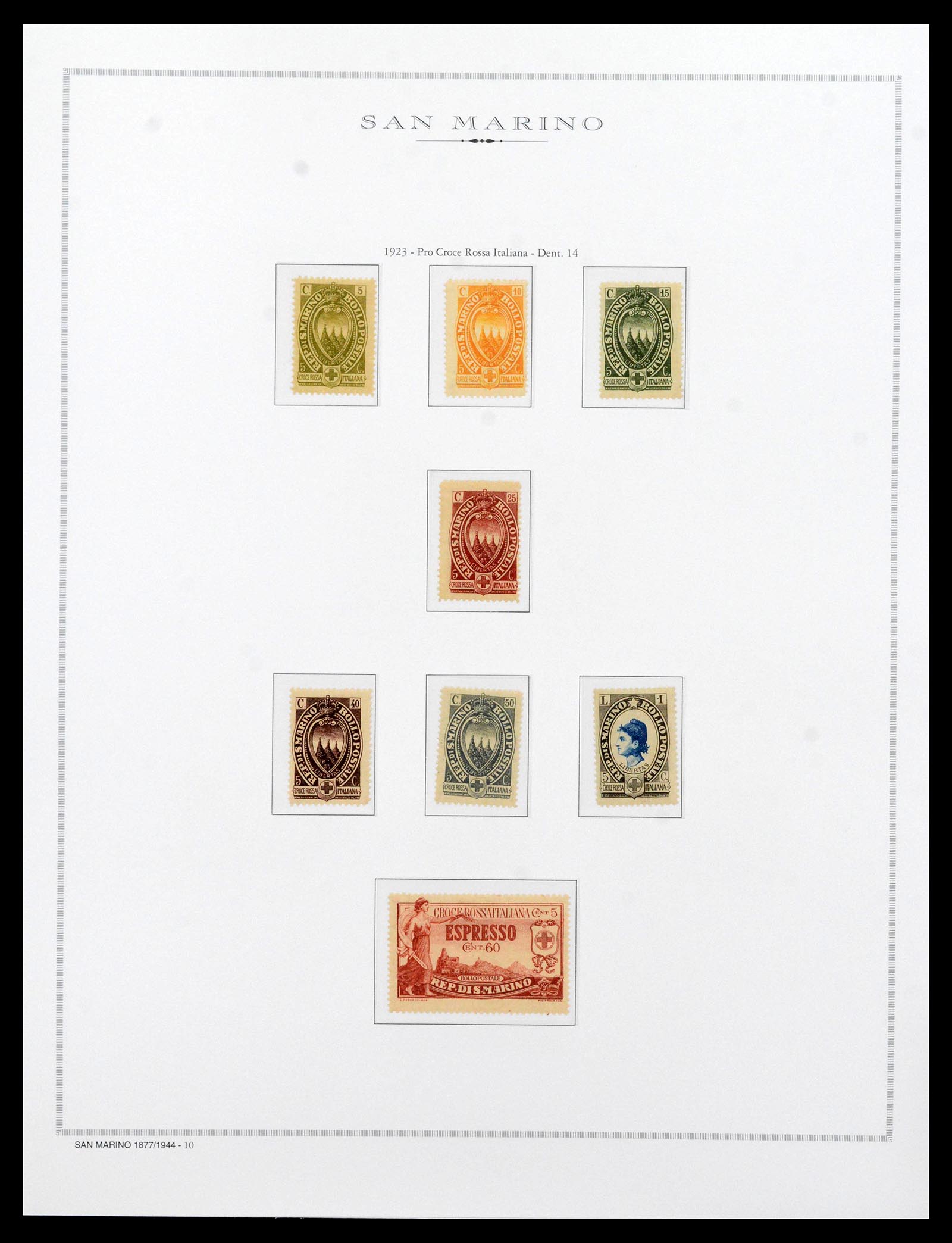 38955 0009 - Stamp collection 38955 San Marino 1892-2017.