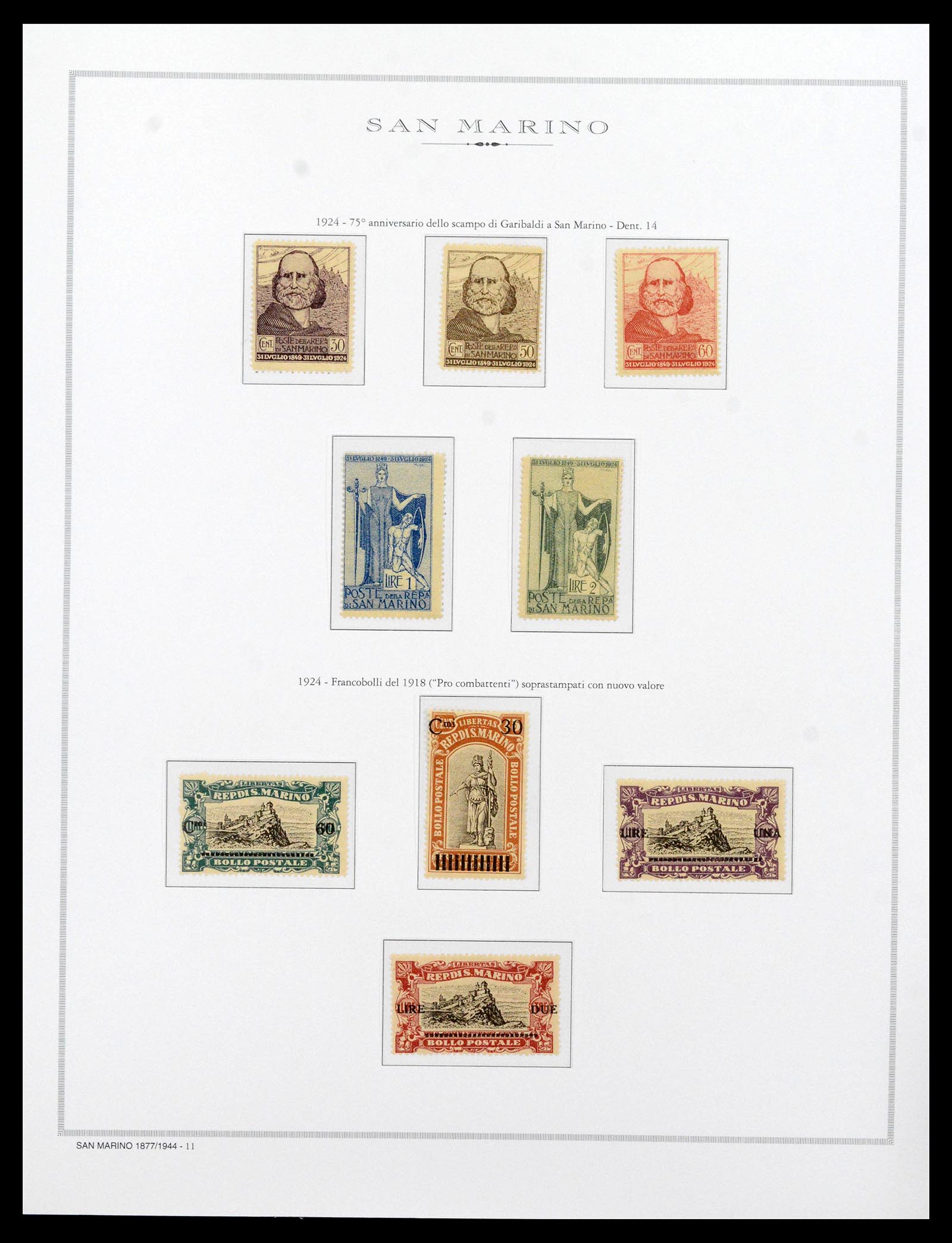 38955 0010 - Postzegelverzameling 38955 San Marino 1892-2017.